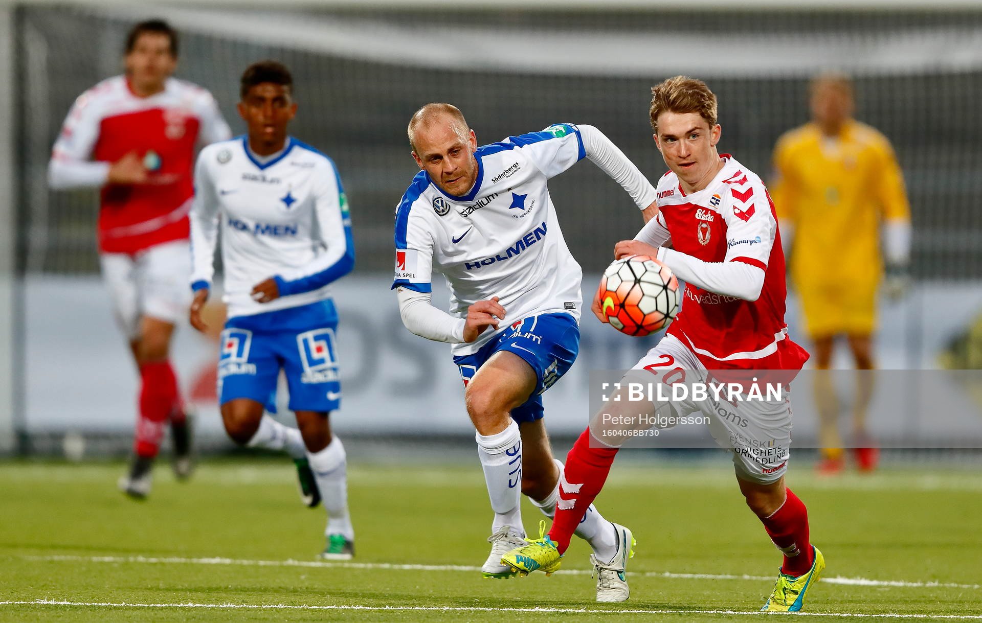 Norrköpings Daniel Sjölund och Kalmars Carl Johansson