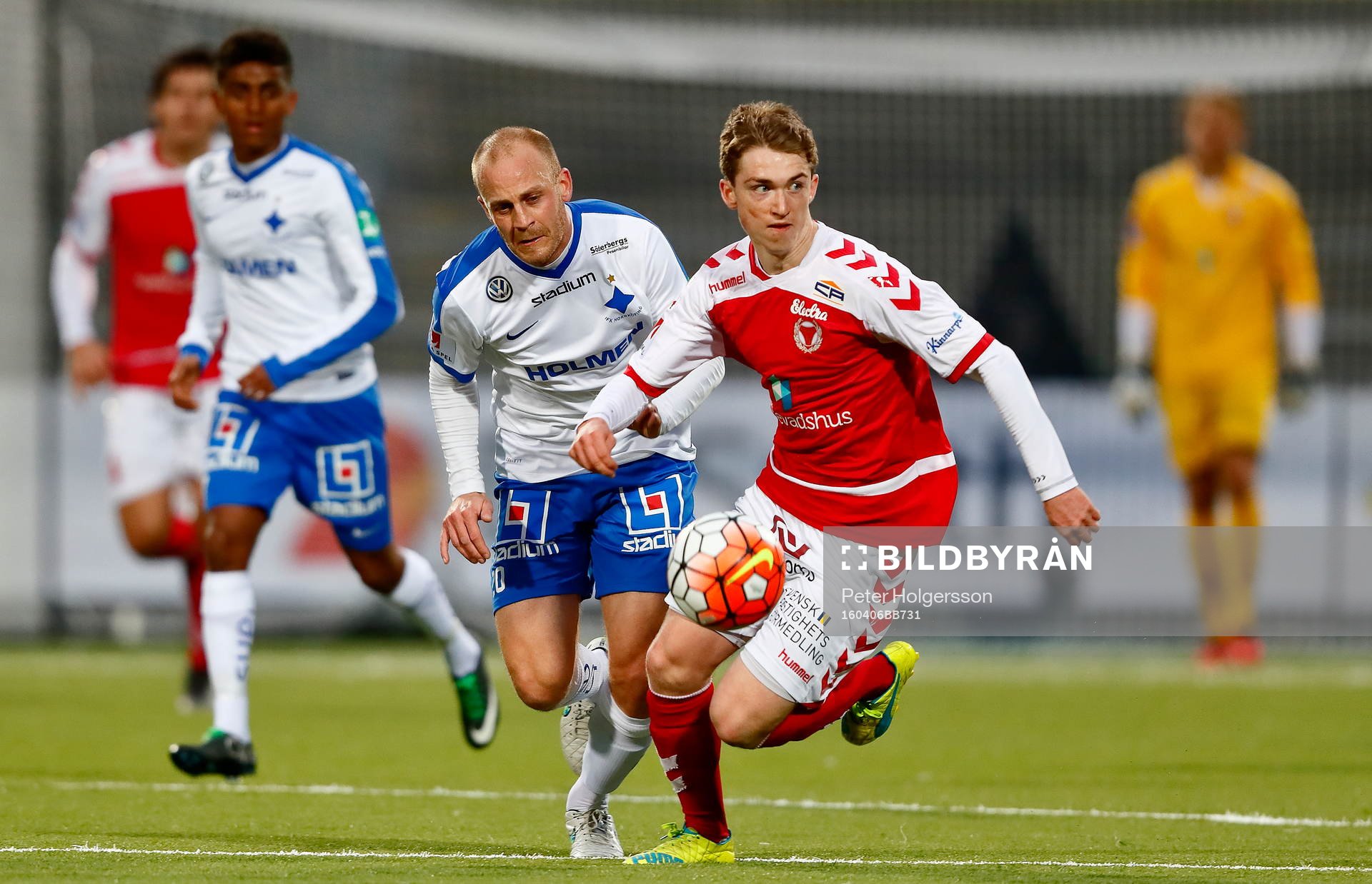 Norrköpings Daniel Sjölund och Kalmars Carl Johansson