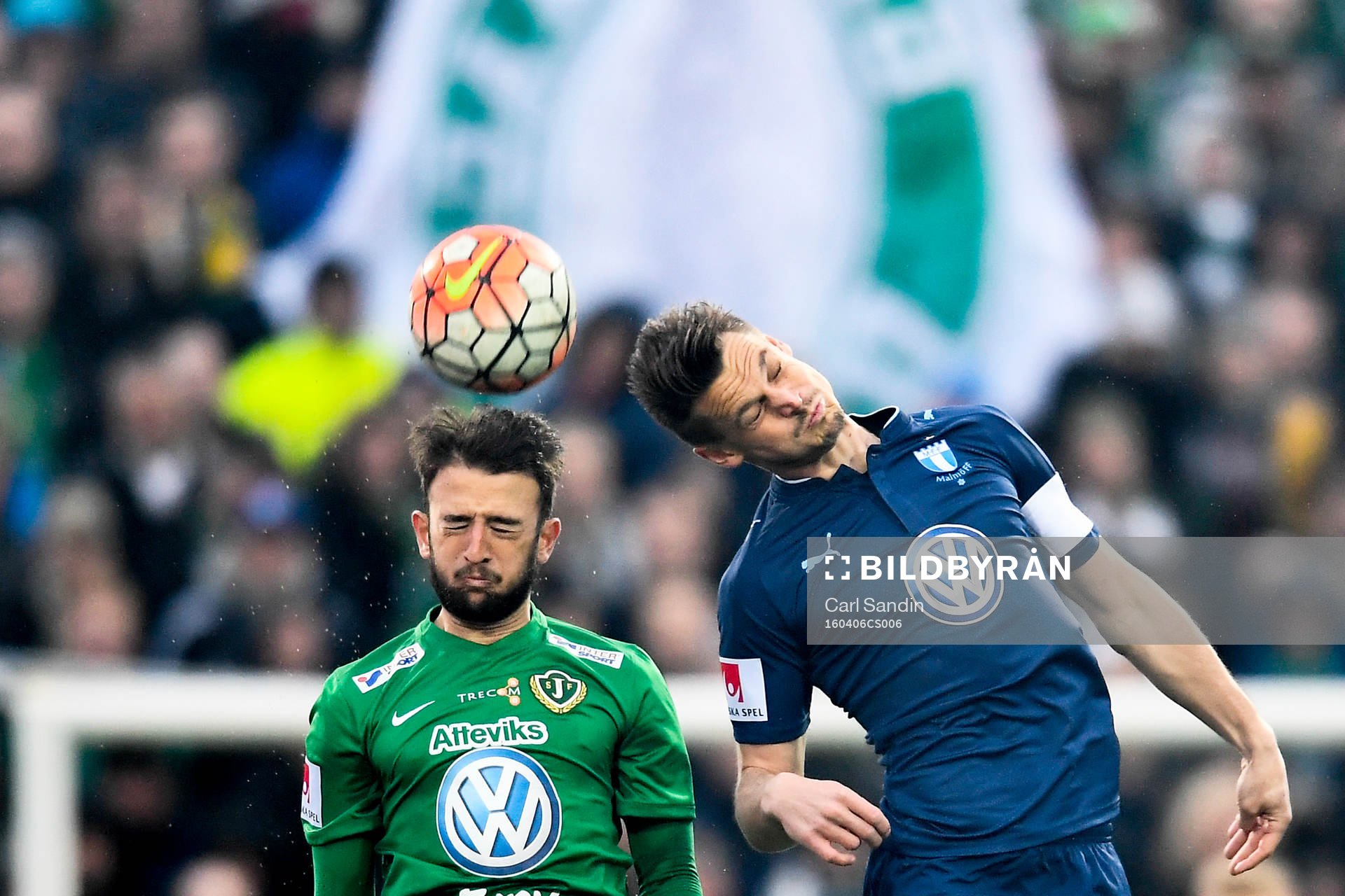 Jönköpings Robert Gojani och Malmö FFs Markus Rosenberg