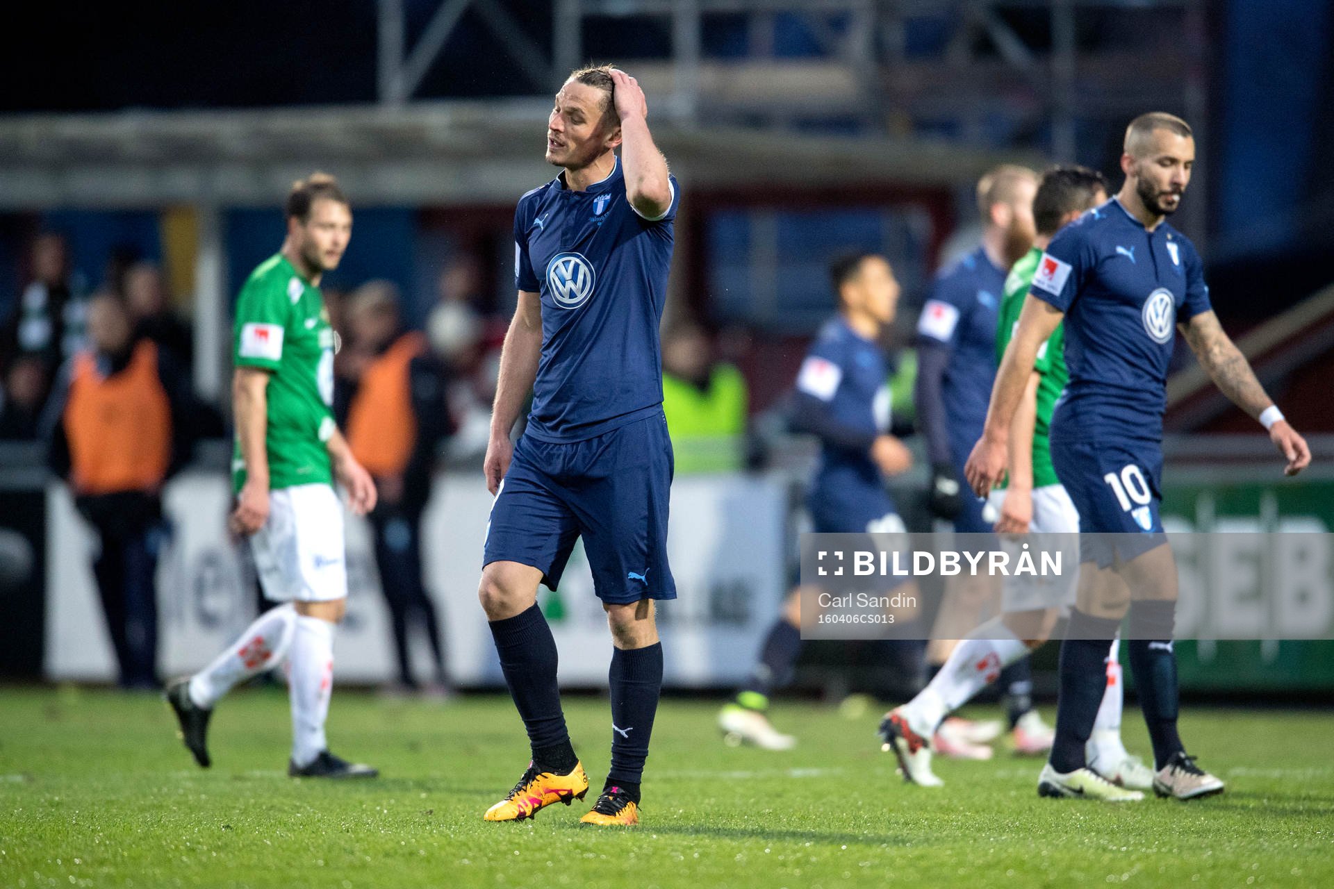 Malmö FFs Markus Rosenberg deppar