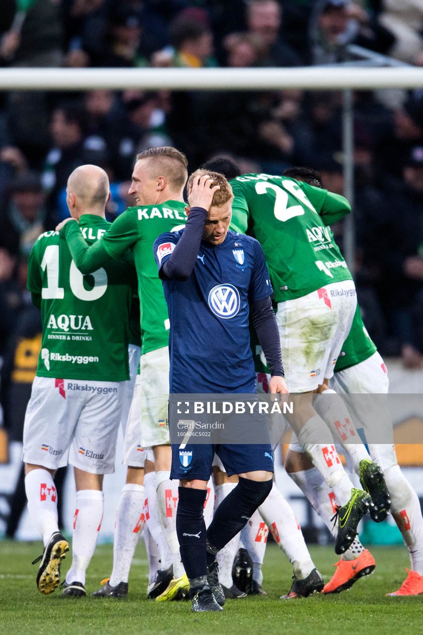 Malmö FFs Anders Christiansen deppar