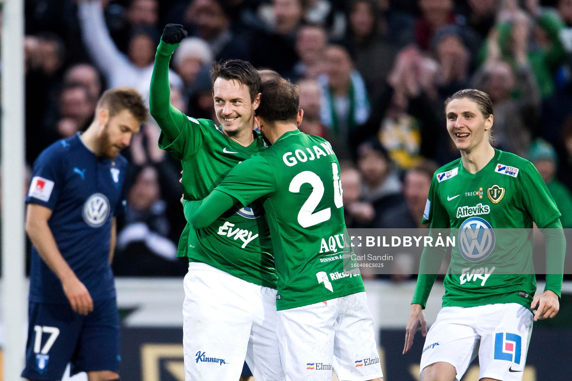 Jönköpings Daryl Smylie jublar