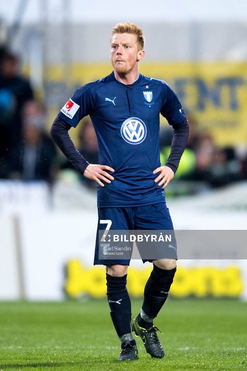 Malmö FFs Anders Christiansen deppar