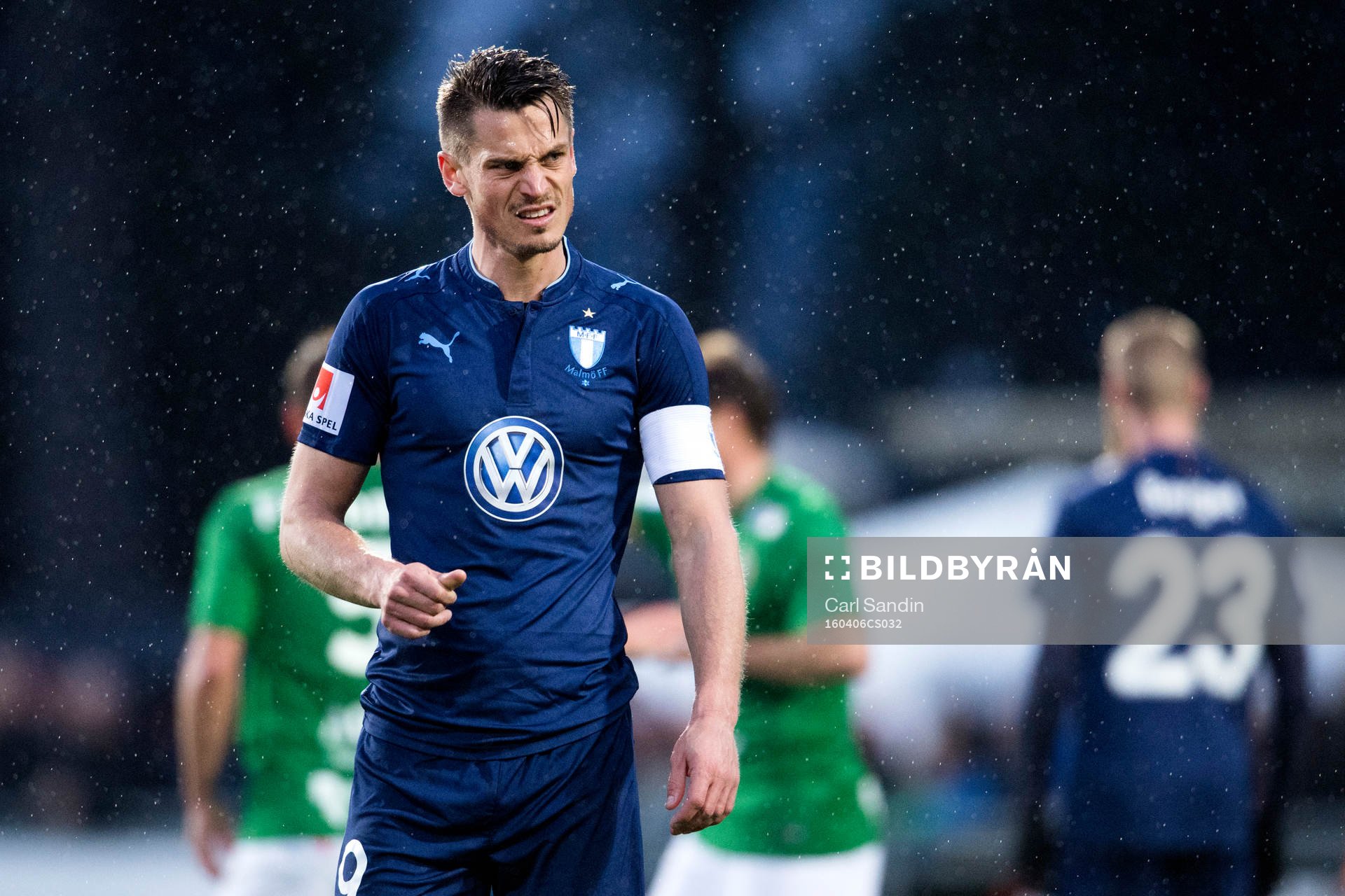Malmö FFs Markus Rosenberg deppar
