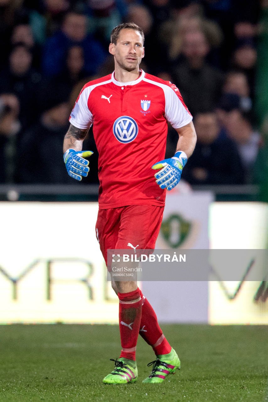 Malmö FFs målvakt Johan Wiland