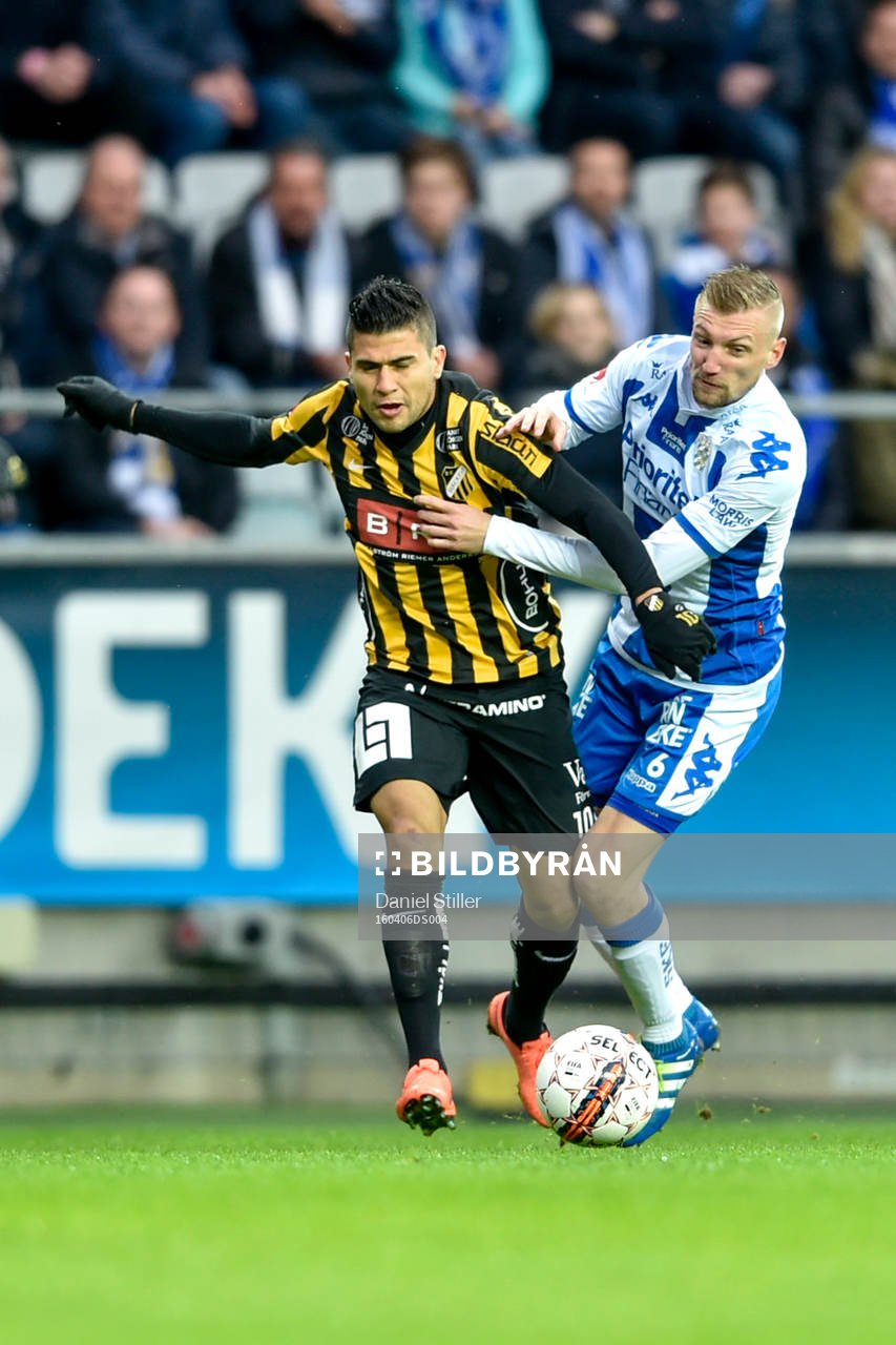 Häckens Paulo de Oliveira och IFK Göteborgs Sebastian