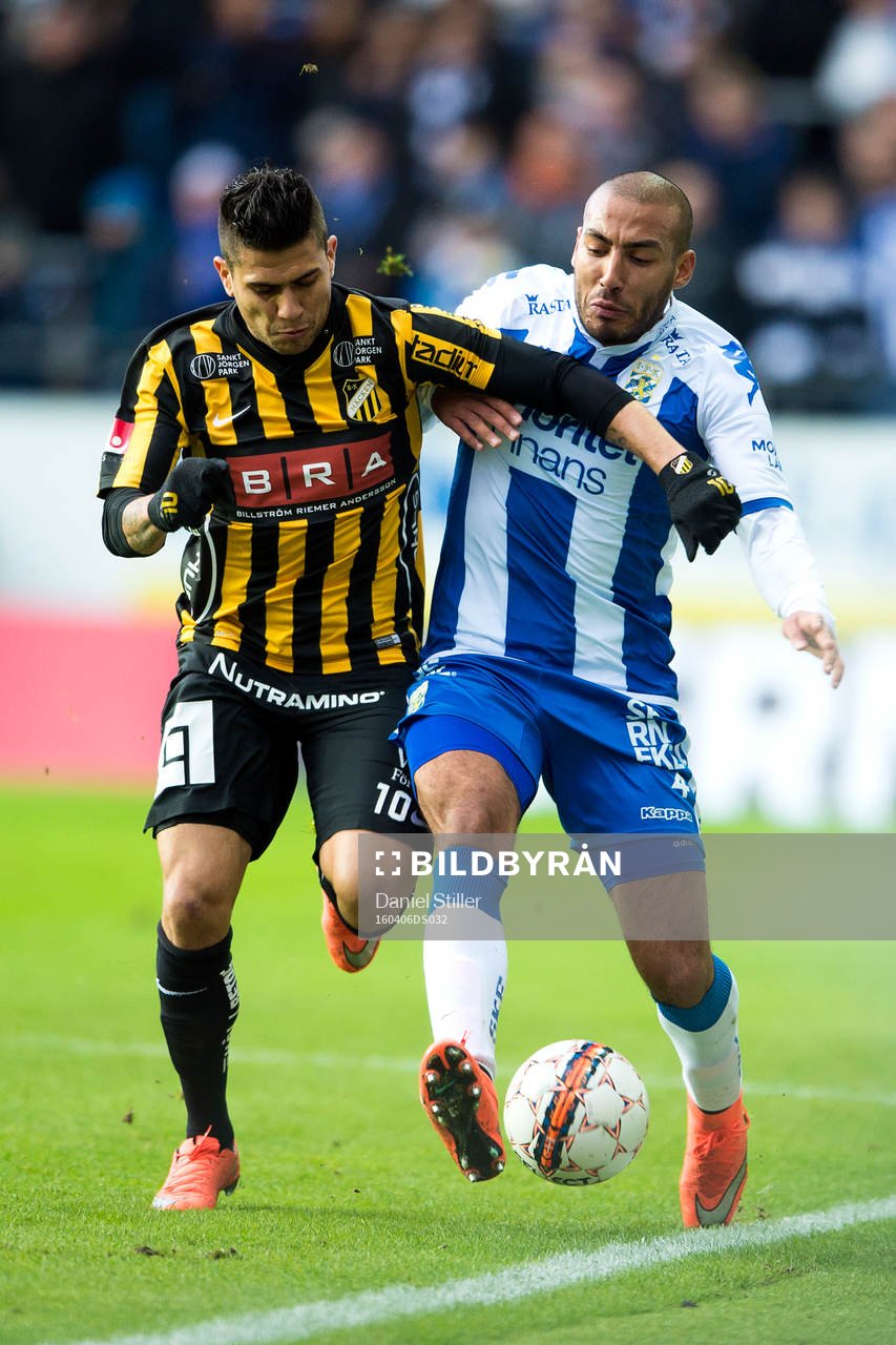 Häckens Paulo de Oliveira och IFK Göteborgs Haitam
