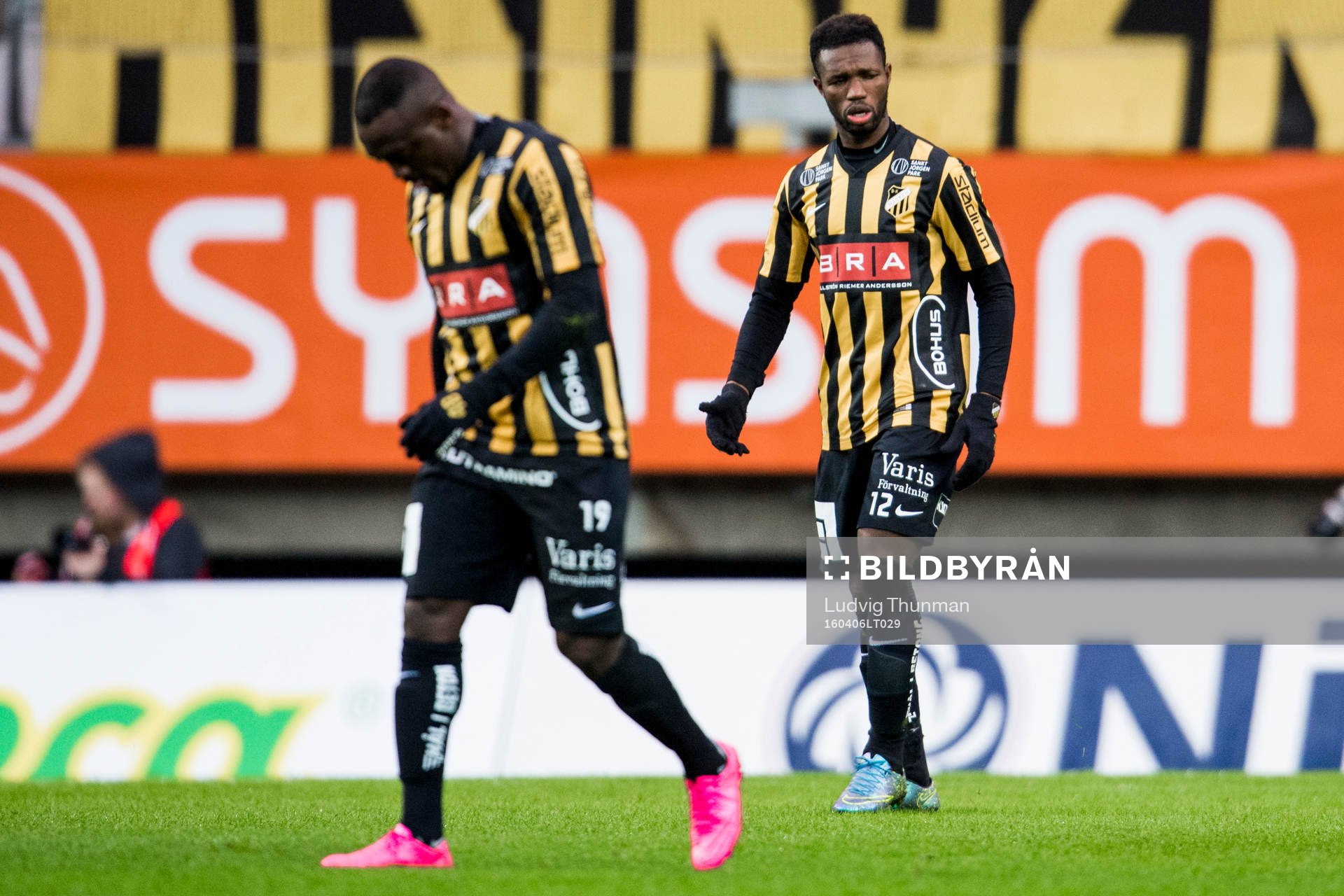 Häckens John Owoeri och Mohammed Abubakari deppar