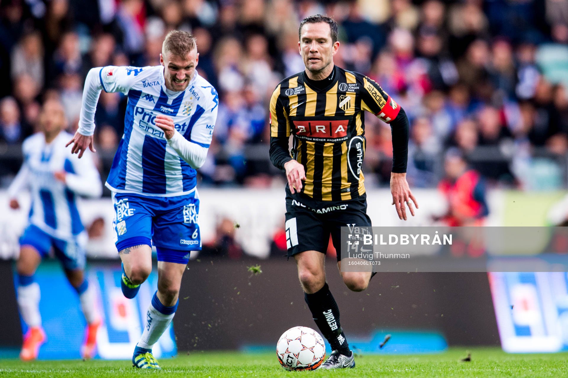 IFK Göteborgs Sebastian Eriksson och Häckens Martin