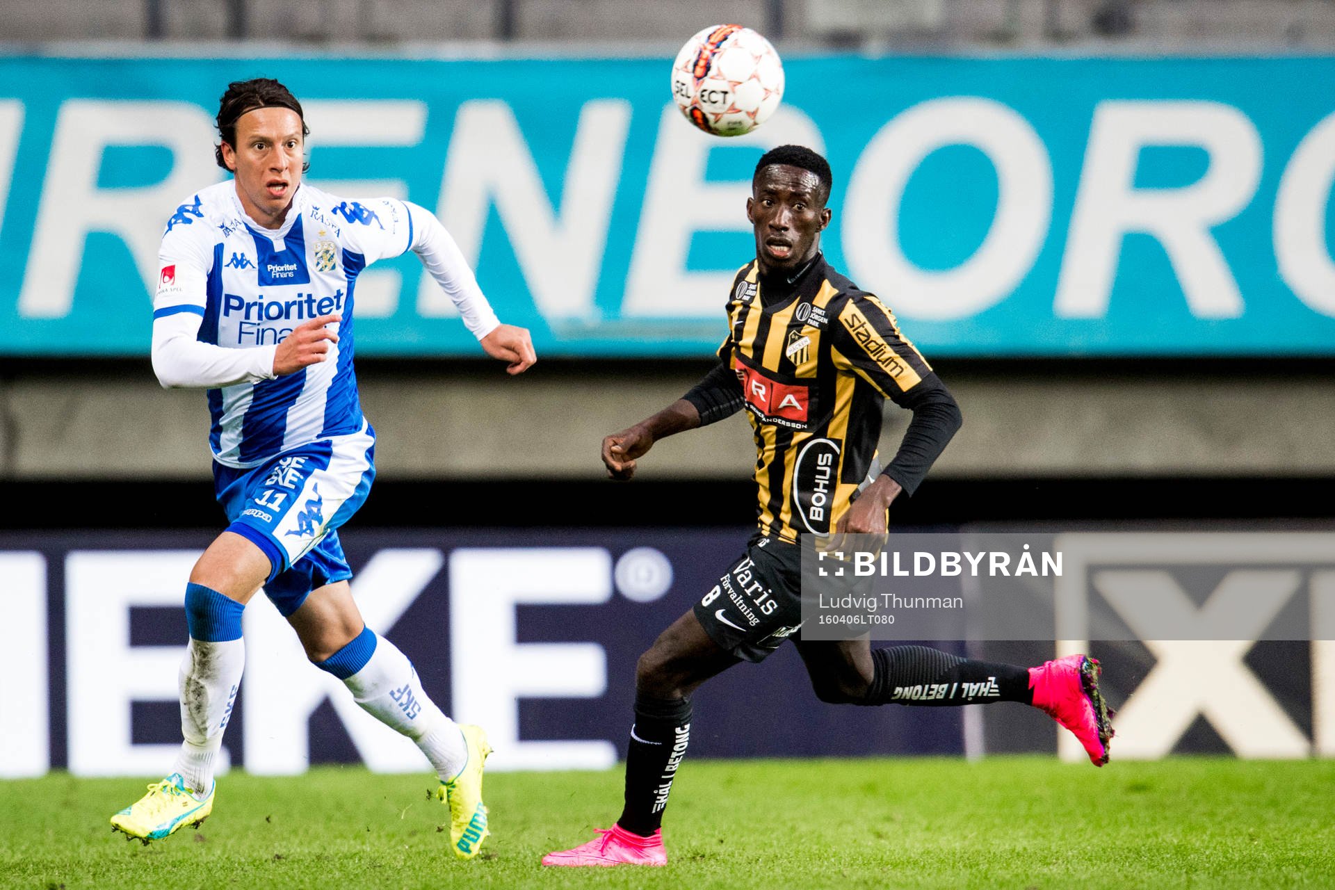 IFK Göteborgs Martin Smedberg Dalence och Häckens Demba