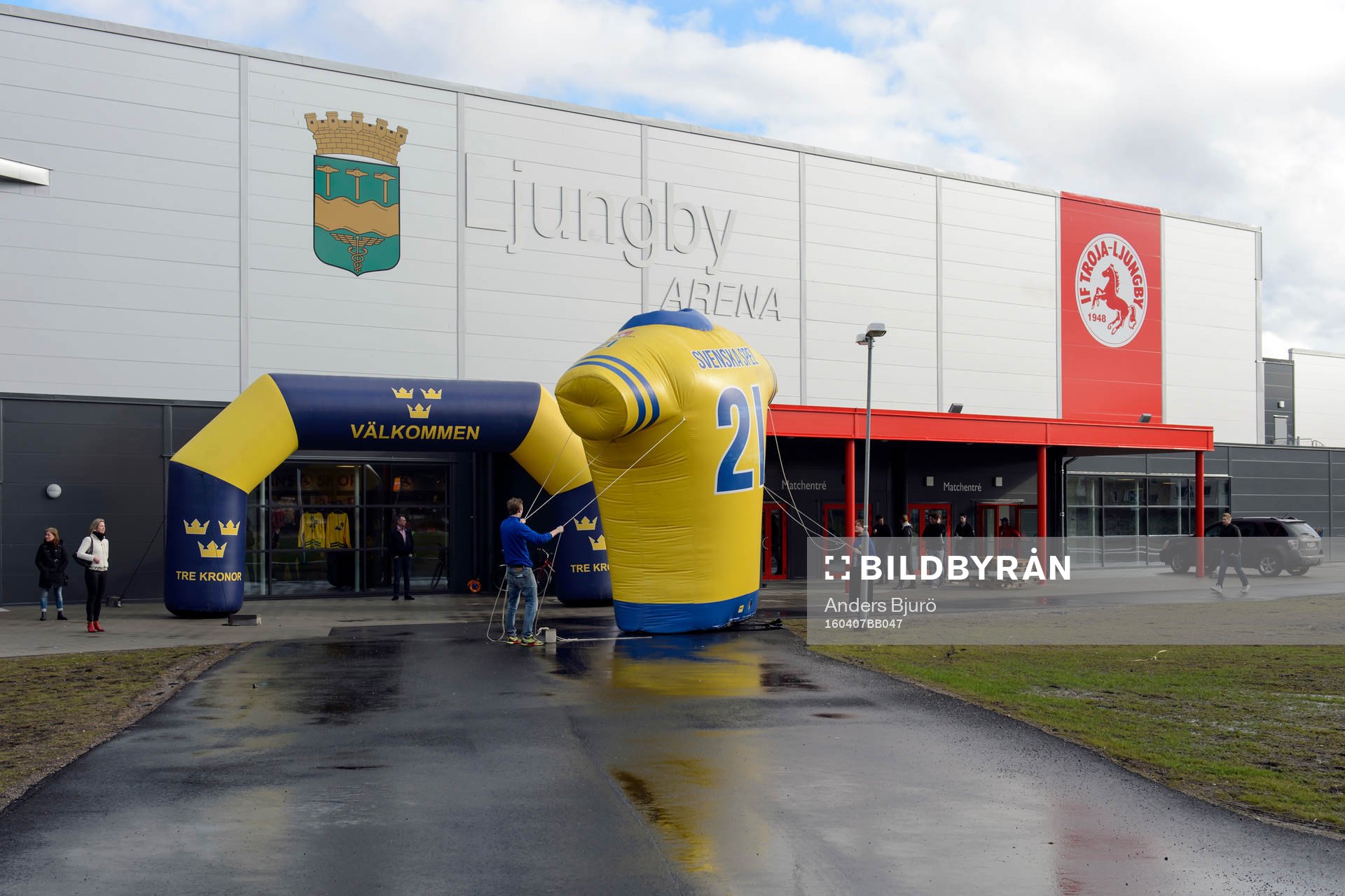 Exteriör Ljungby Arena