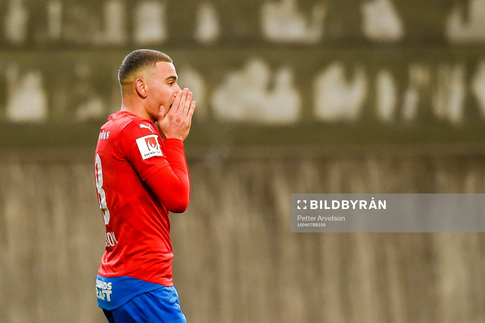 Helsingborgs Jordan Larsson deppar
