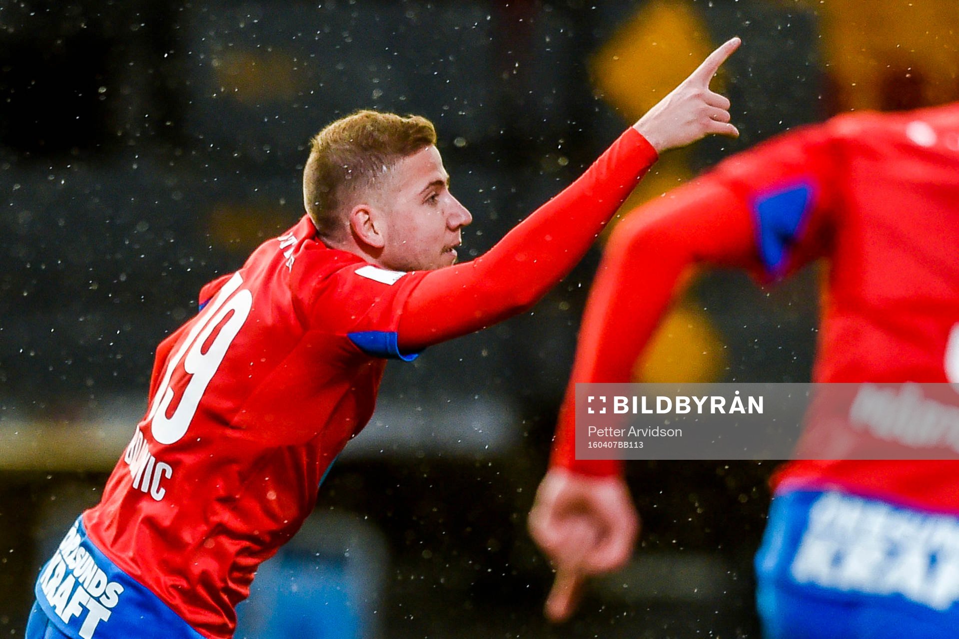 Helsingborgs Darijan Bojanić jublar