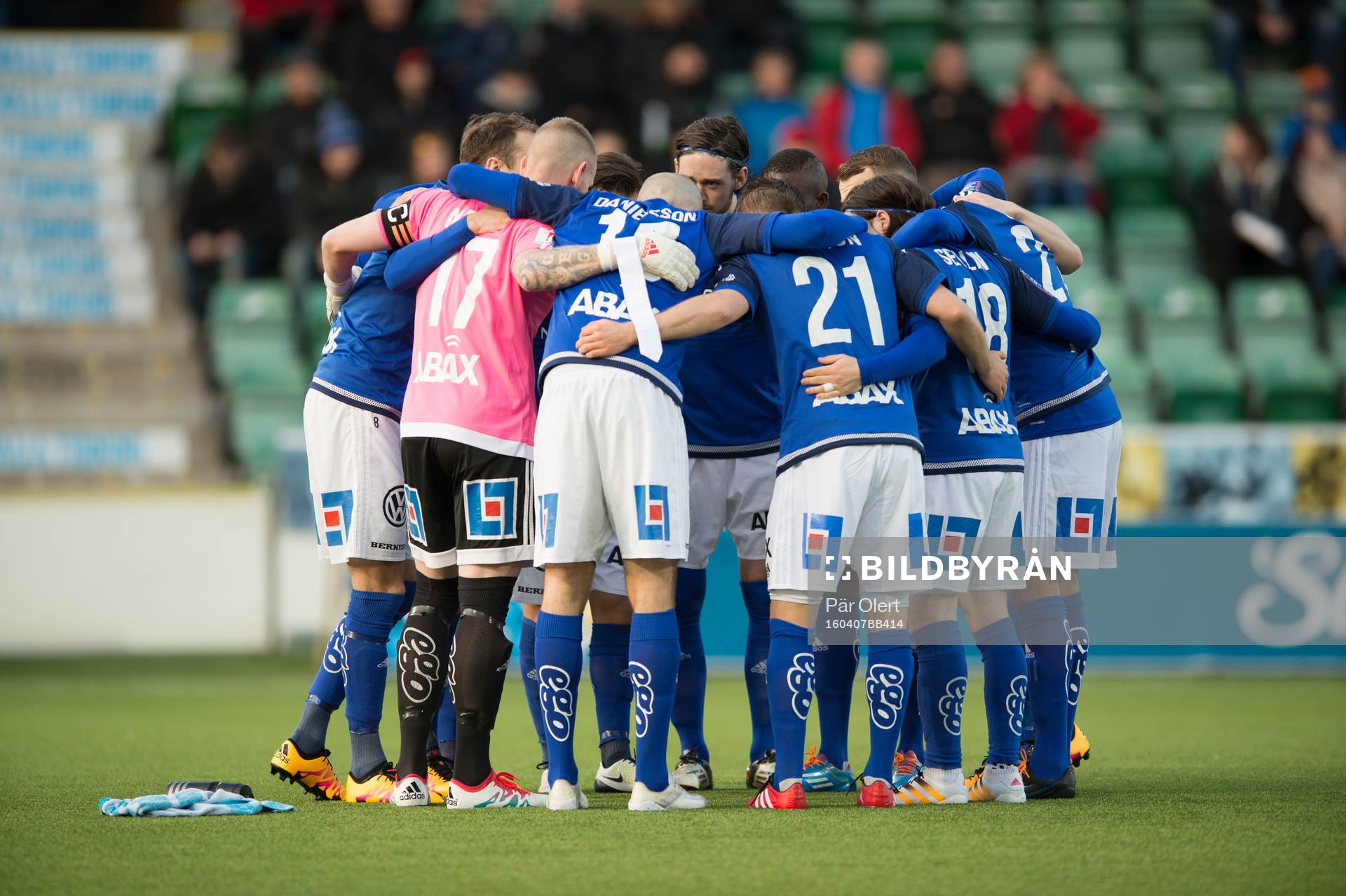Sundsvall innan fotbollsmatchen i Allsvenskan mellan GIF