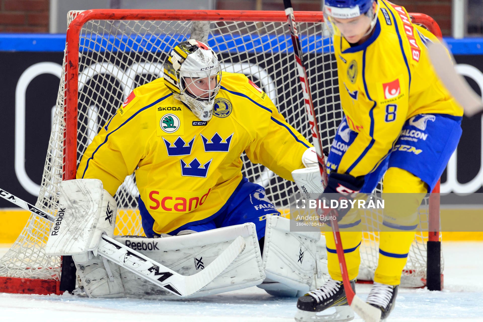 Sveriges målvakt Jonas Gunnarsson