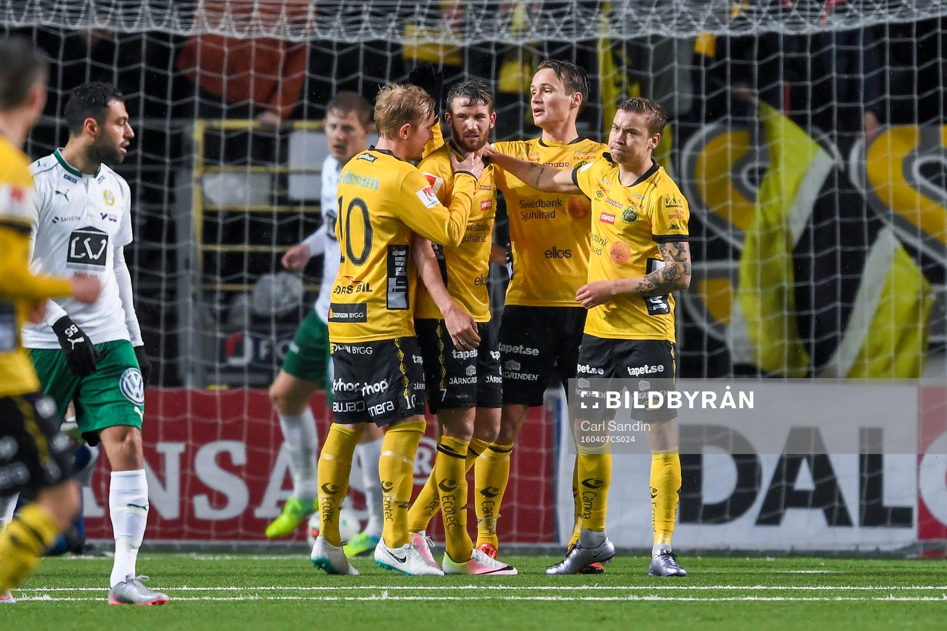 Elfsborgs spelare jublar