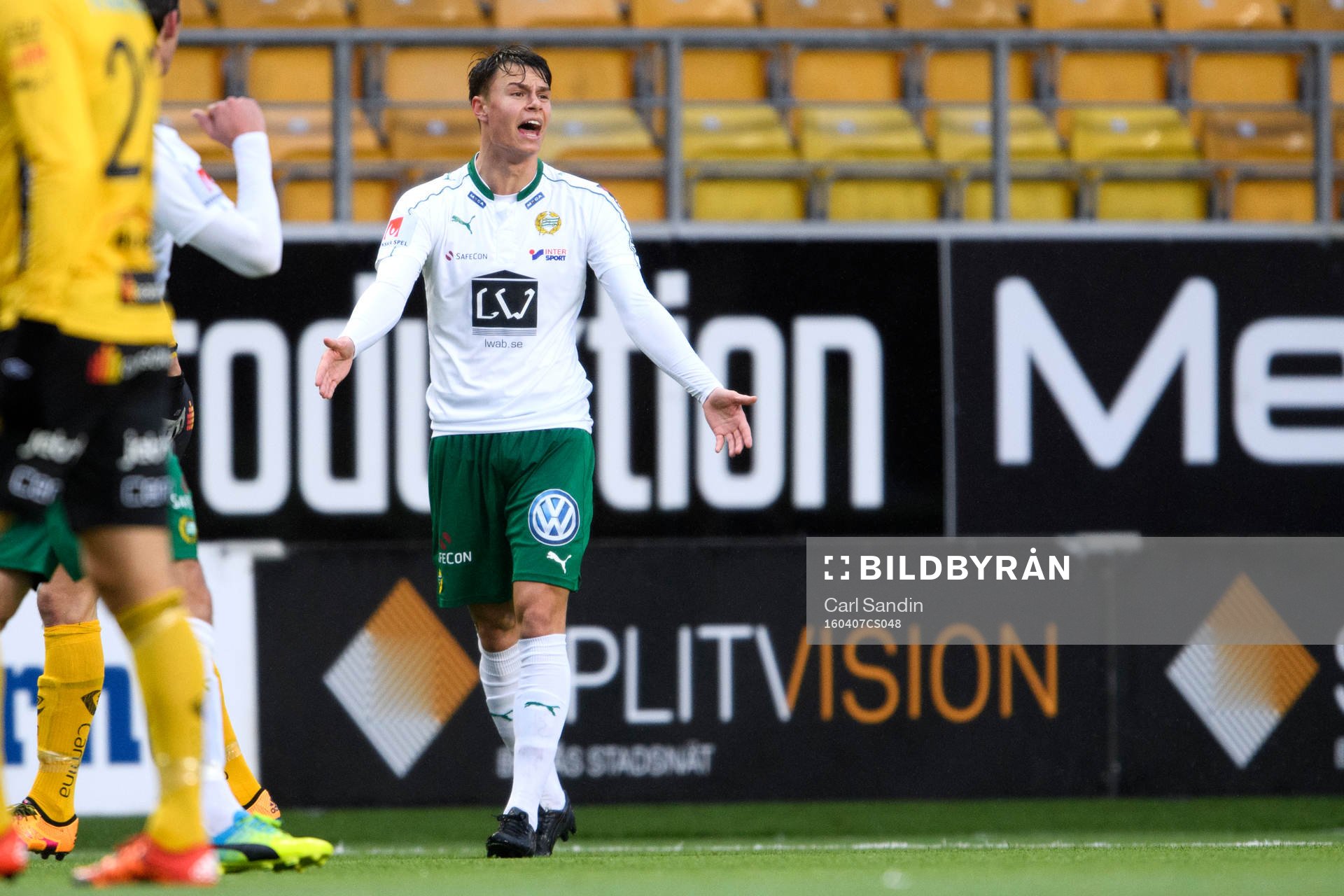 Hammarbys Melker Hallberg deppar