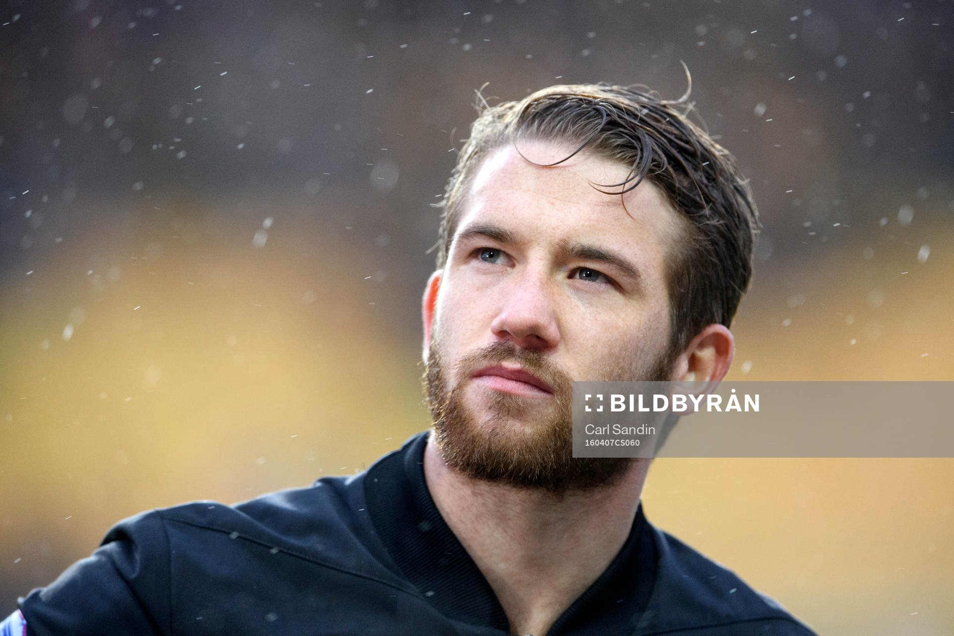 Elfsborgs Marcus Rohdén vid lineup innan fotbollsmatchen i