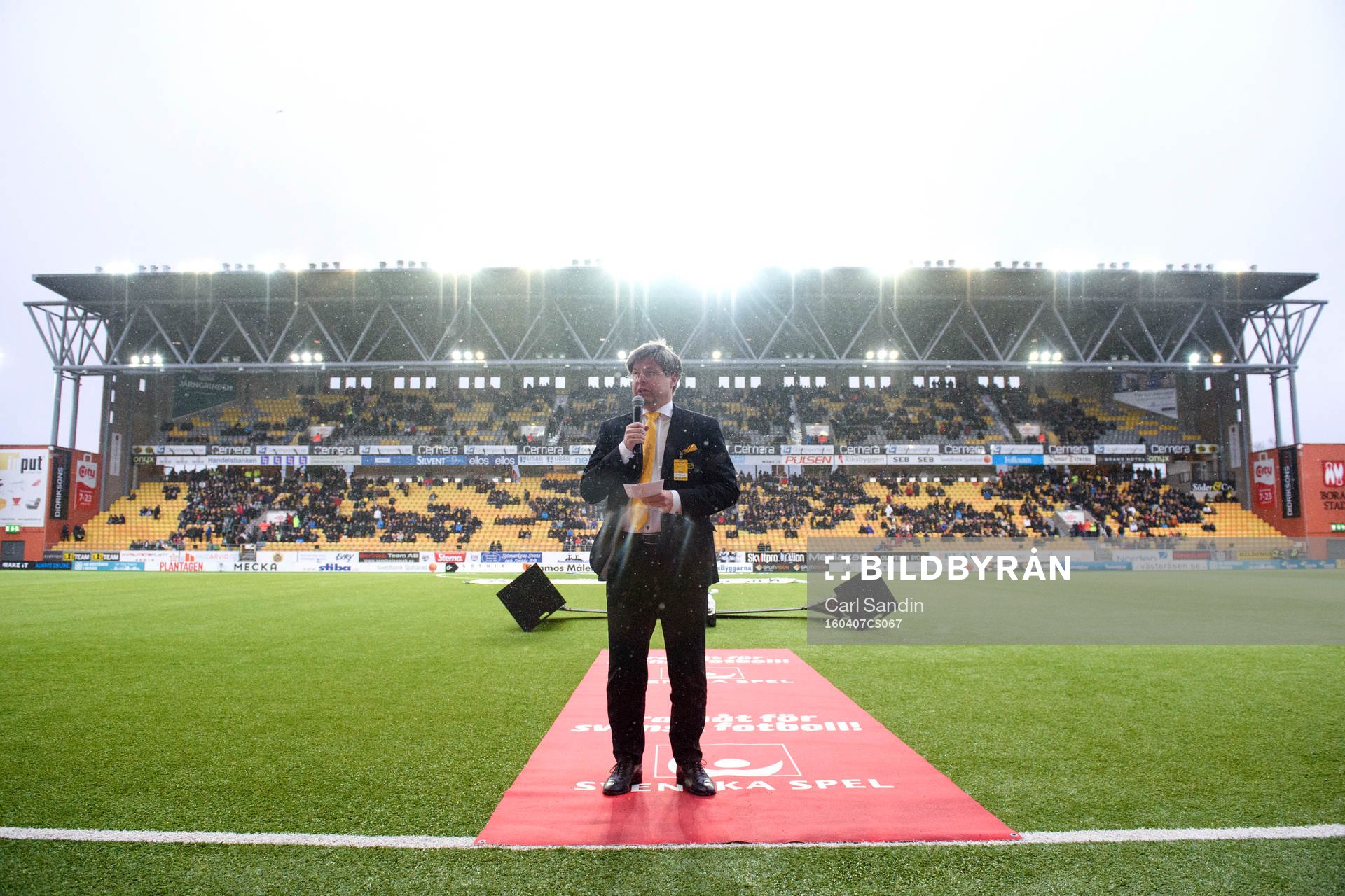 Elfsborgs ordförande Bo Johansson innan fotbollsmatchen i