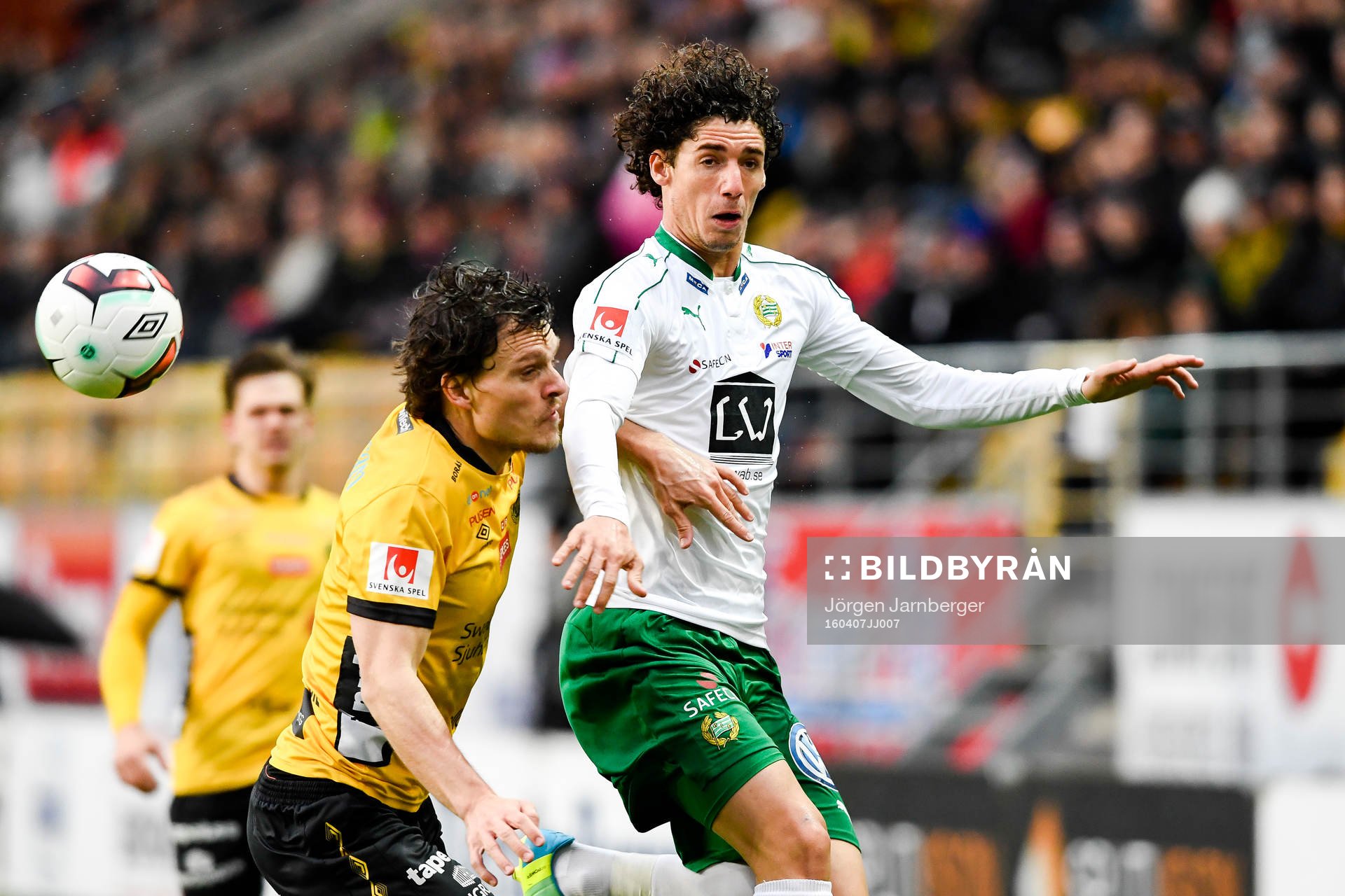 Hammarbys Joseph Aidoo och Elfsborgs Jörgen Horn
