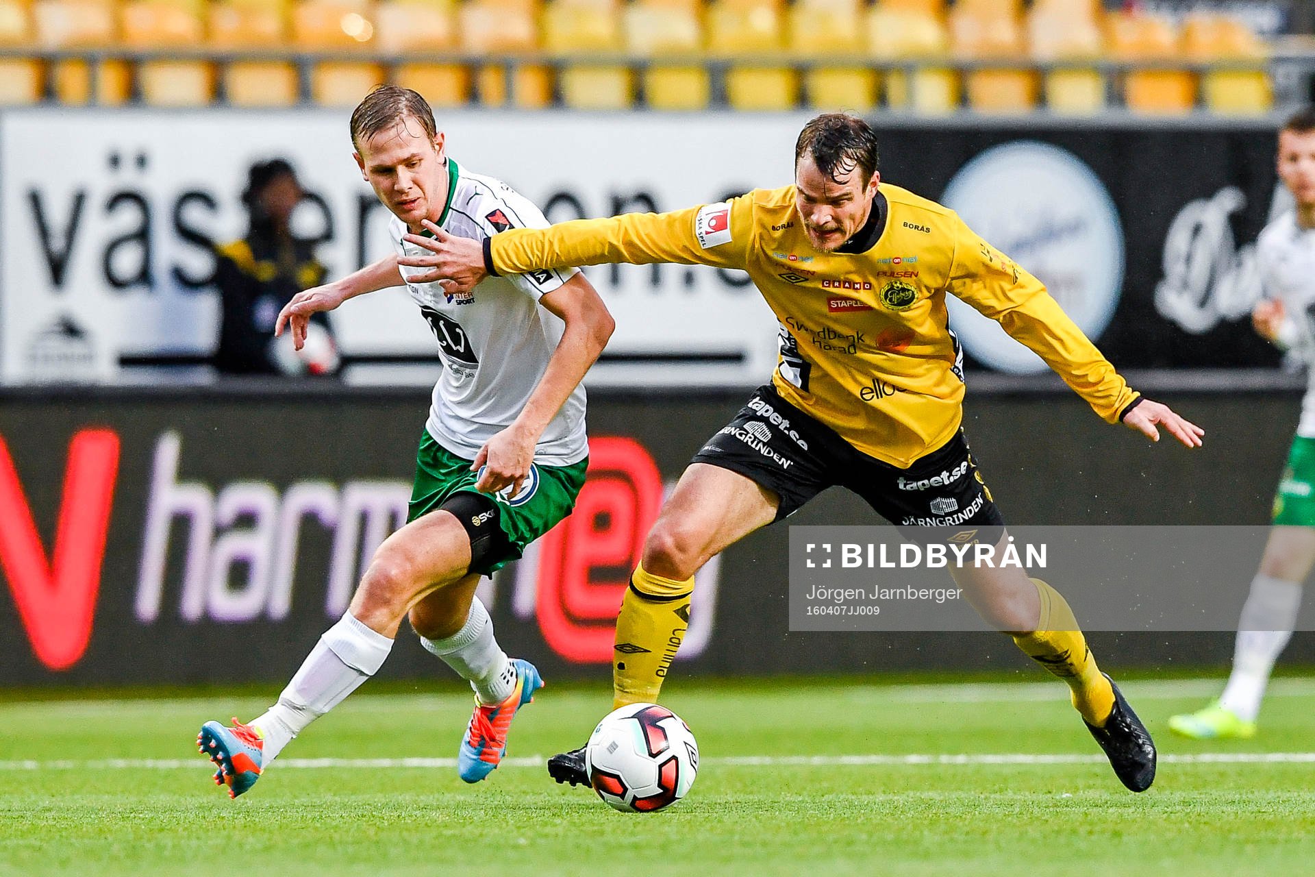 Hammarbys Erik Israelsson och Elfsborgs Henning Hauger