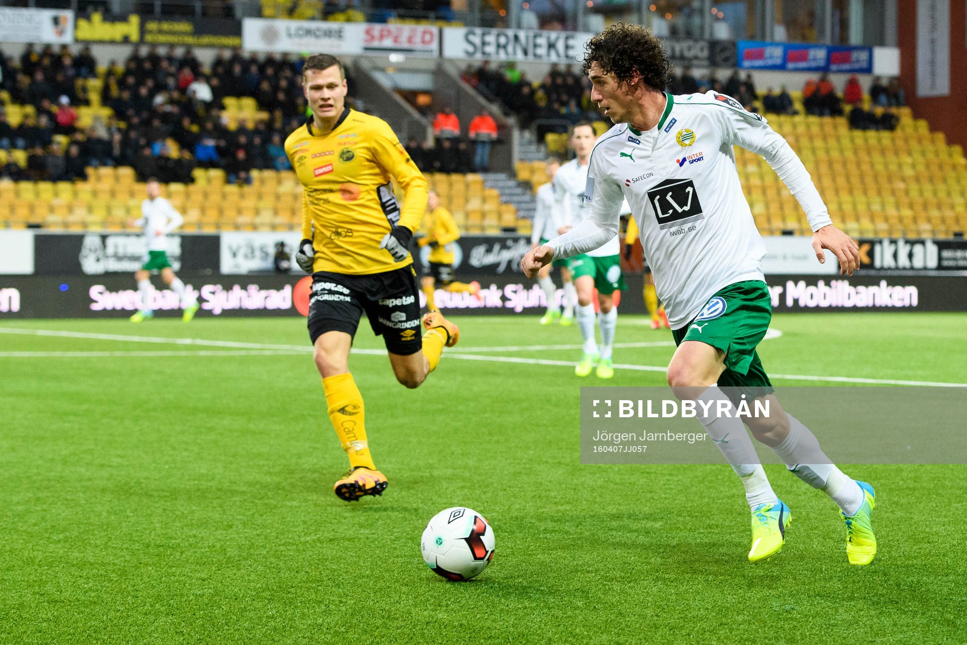 Hammarbys Romulo Cabral Pereira Pinto och Elfsborgs Viktor