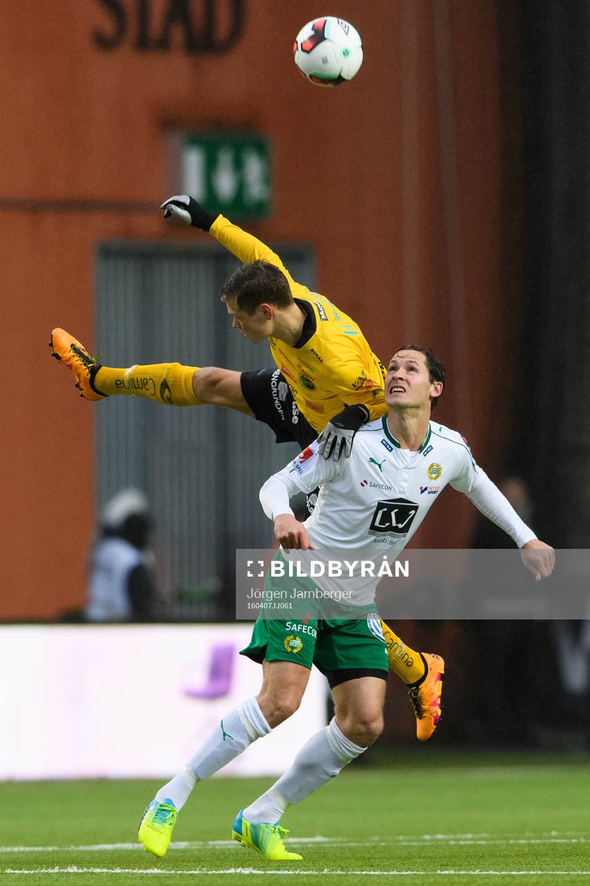 Hammarbys Philip Haglund och Elfsborgs Viktor Claesson