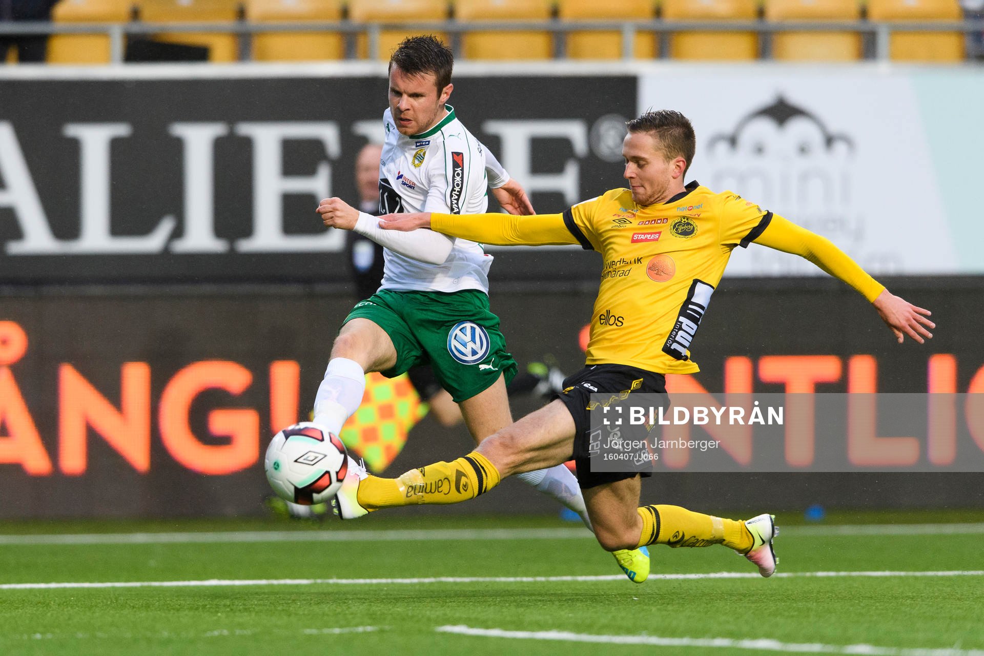 Hammarbys Måns Söderqvist och Elfsborgs Adam Lundqvist