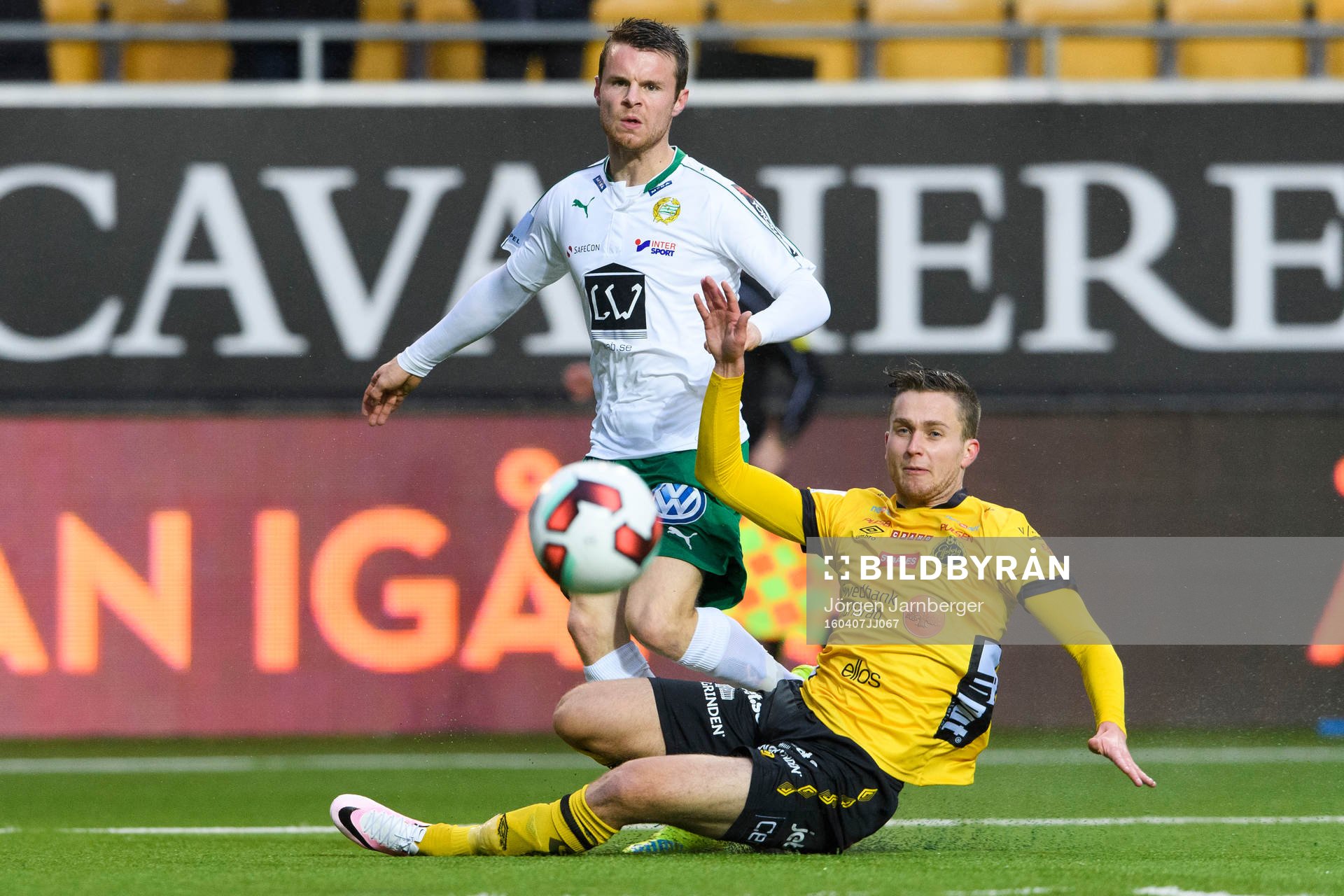 Hammarbys Måns Söderqvist och Elfsborgs Adam Lundqvist