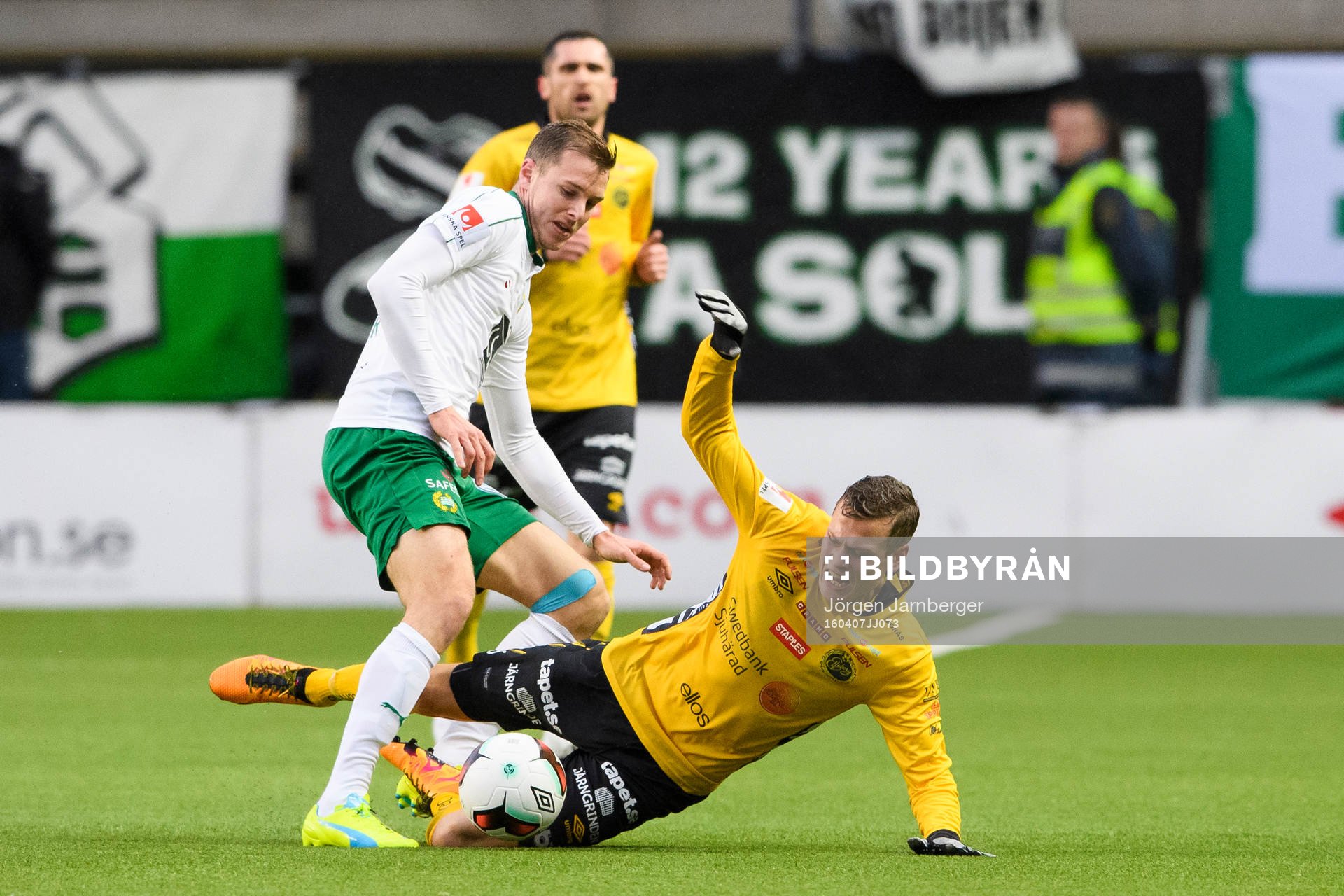 Elfsborgs Viktor Claesson och Hammarbys Richard Magyar