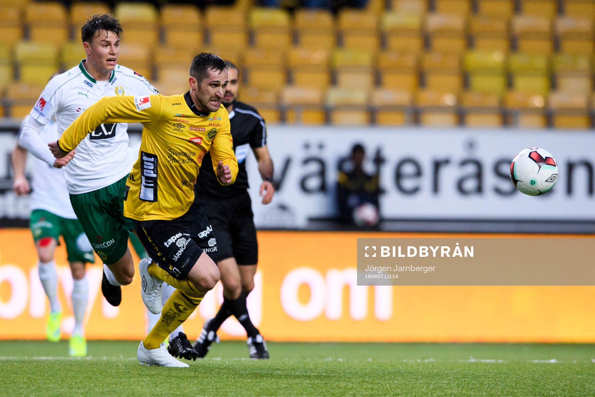 Elfsborgs Emir Bajrami och Hammarbys Melker Hallberg