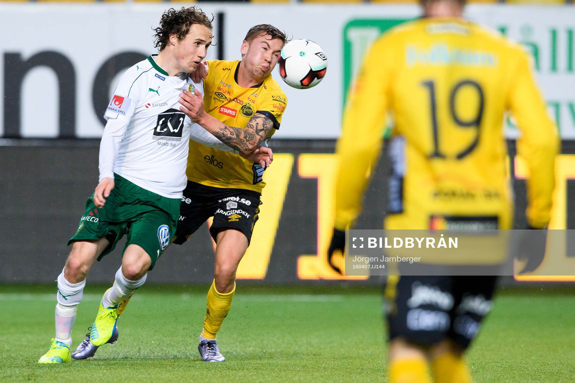 Hammarbys Fredrik Torsteinbö och Elfsborgs Thomas Kind