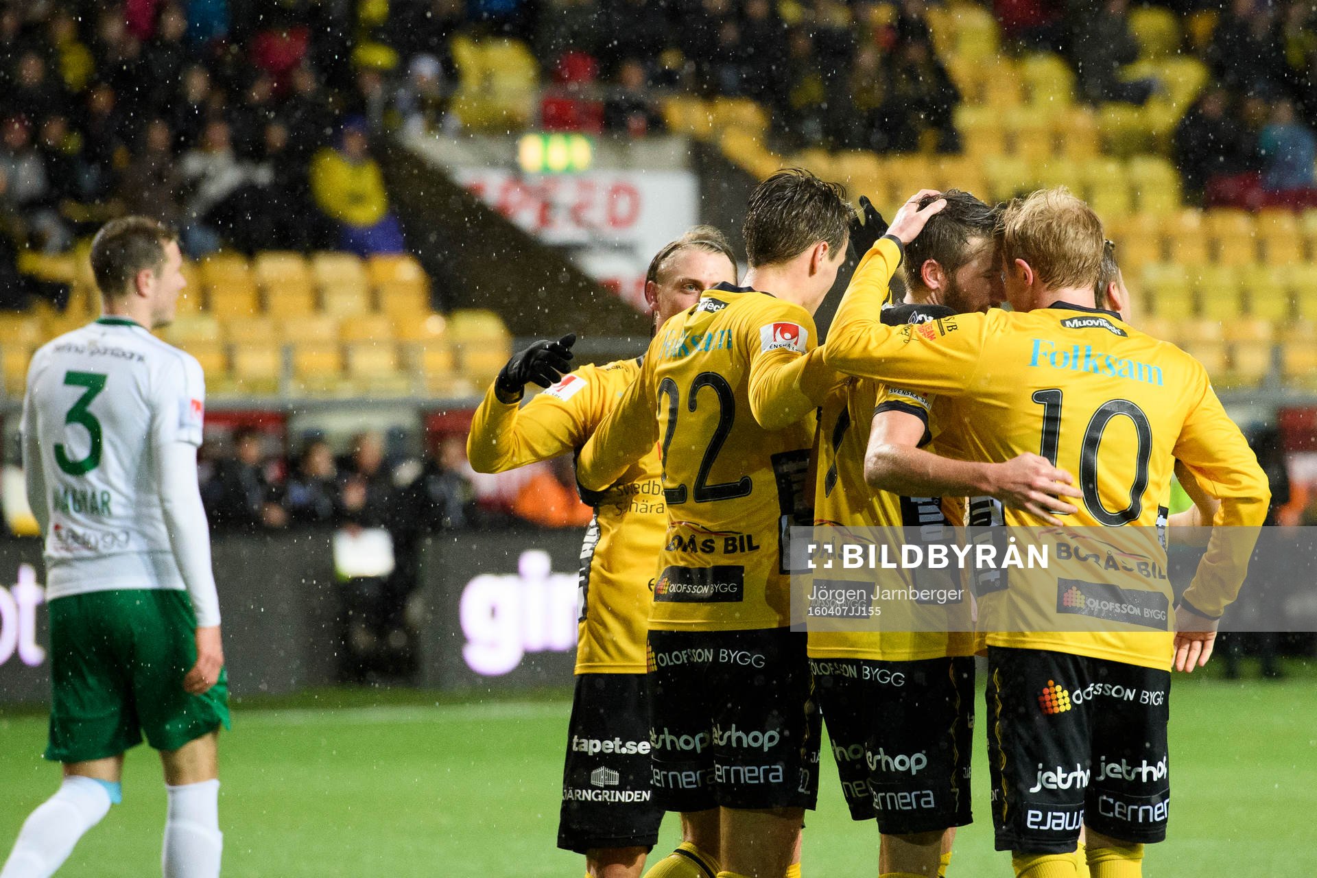 under fotbollsmatchen i Allsvenskan mellan Elfsborg och