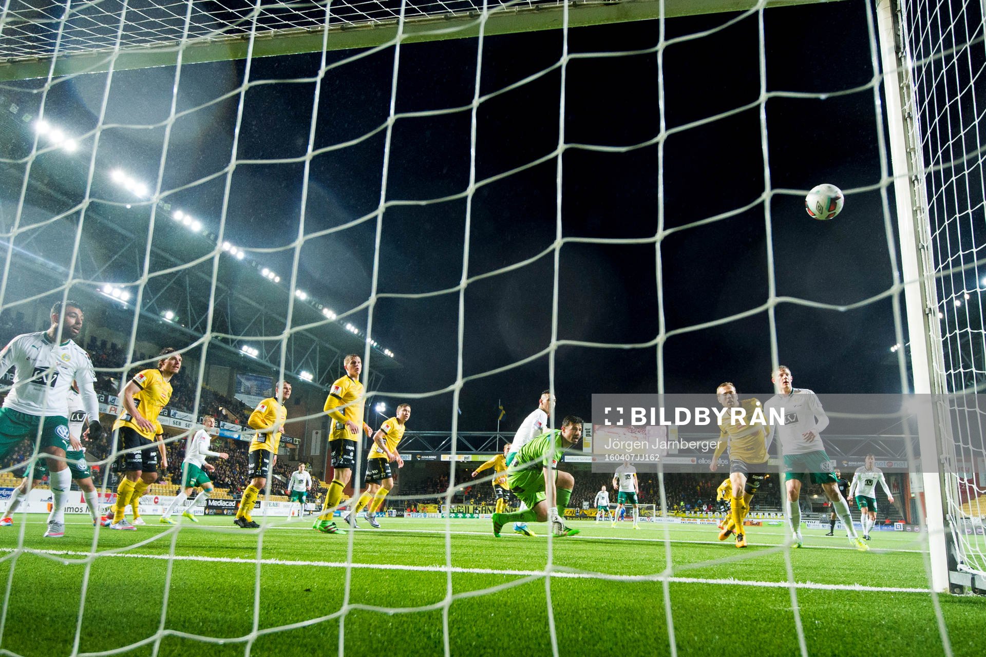 under fotbollsmatchen i Allsvenskan mellan Elfsborg och