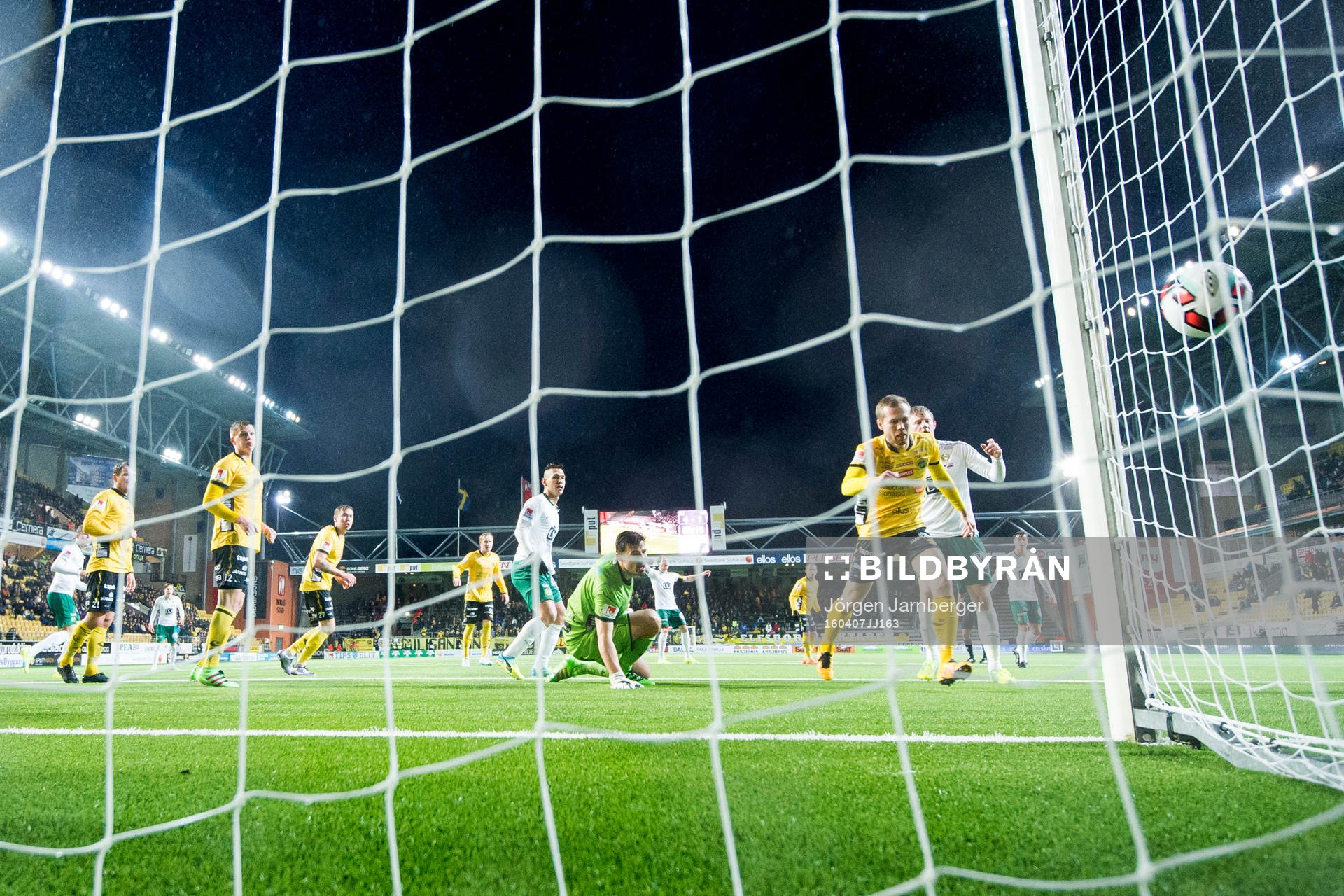 under fotbollsmatchen i Allsvenskan mellan Elfsborg och