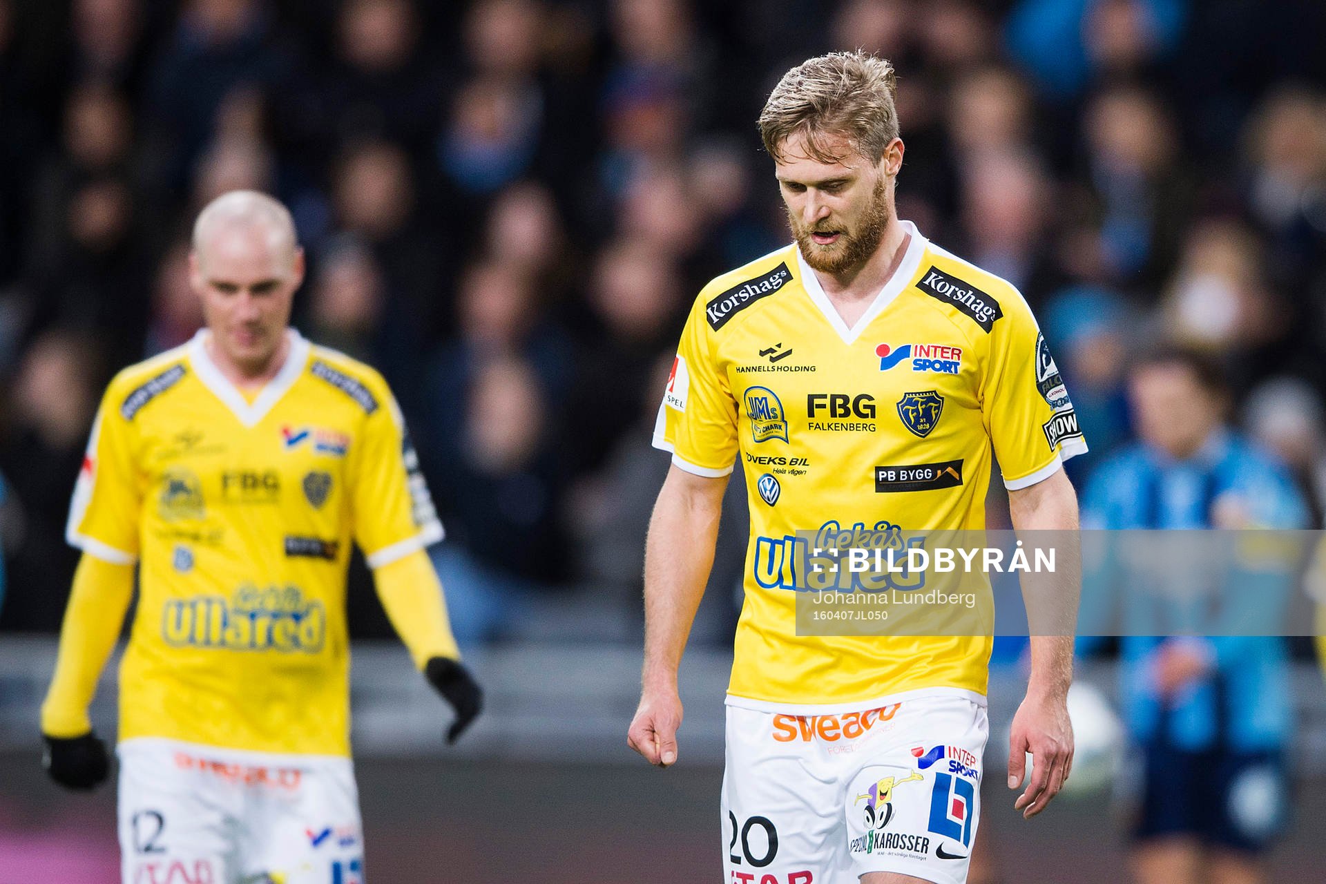 Falkenbergs Christoffer Carlsson och Akseli Pelvas deppar