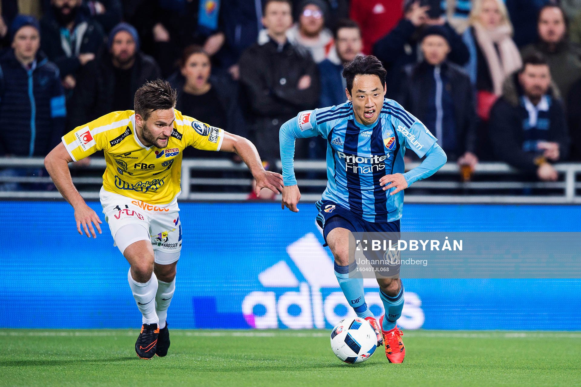 Falkenbergs Johannes Vall och Djurgårdens Seon-Min Moon