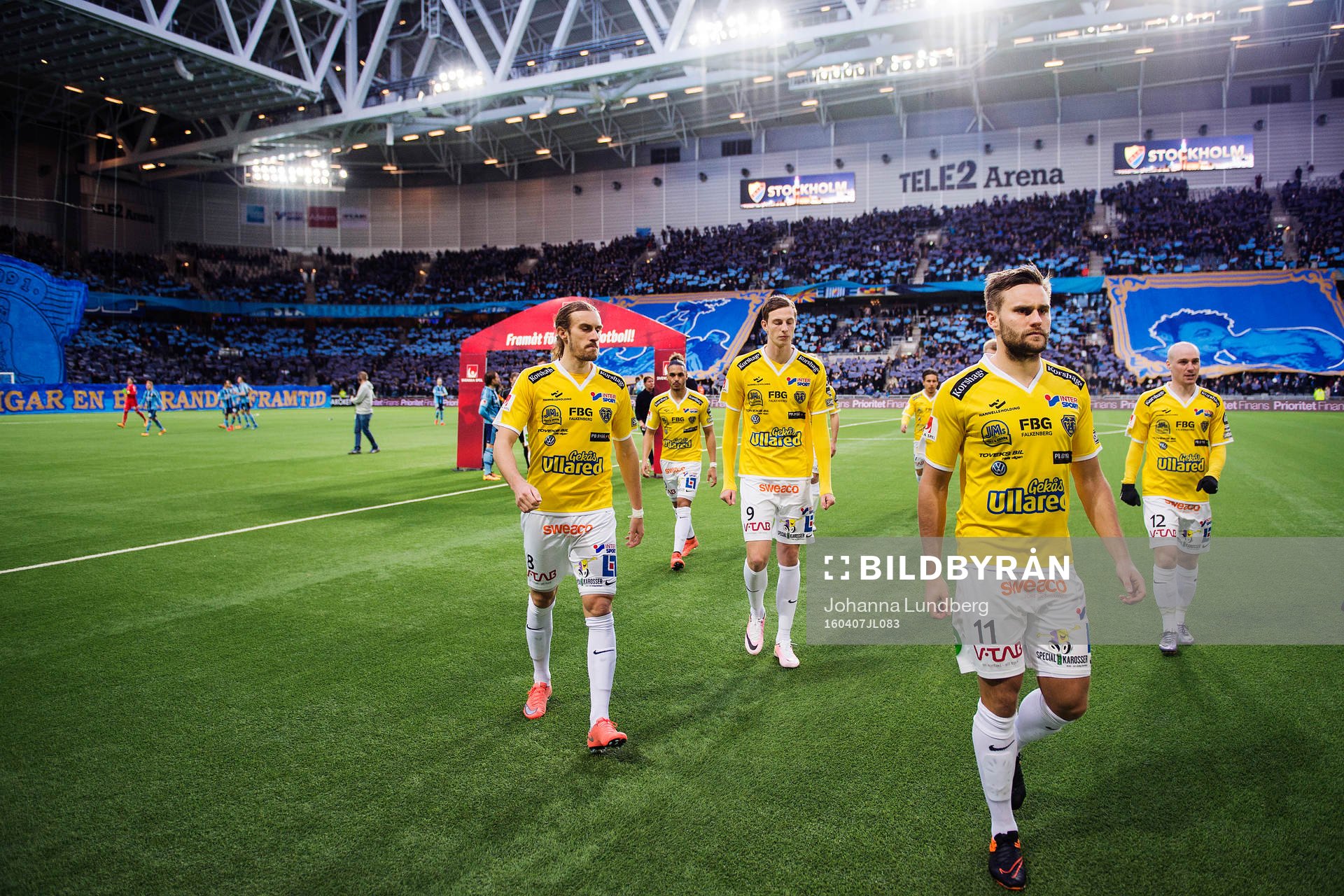 Falkenbergs Tobias Karlsson, Gustaf Nilsson, Johannes Vall