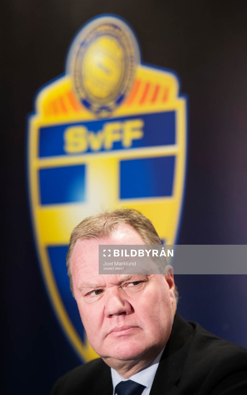 Svenska Fotbollförbundets ordförande Karl-Erik Nilsson