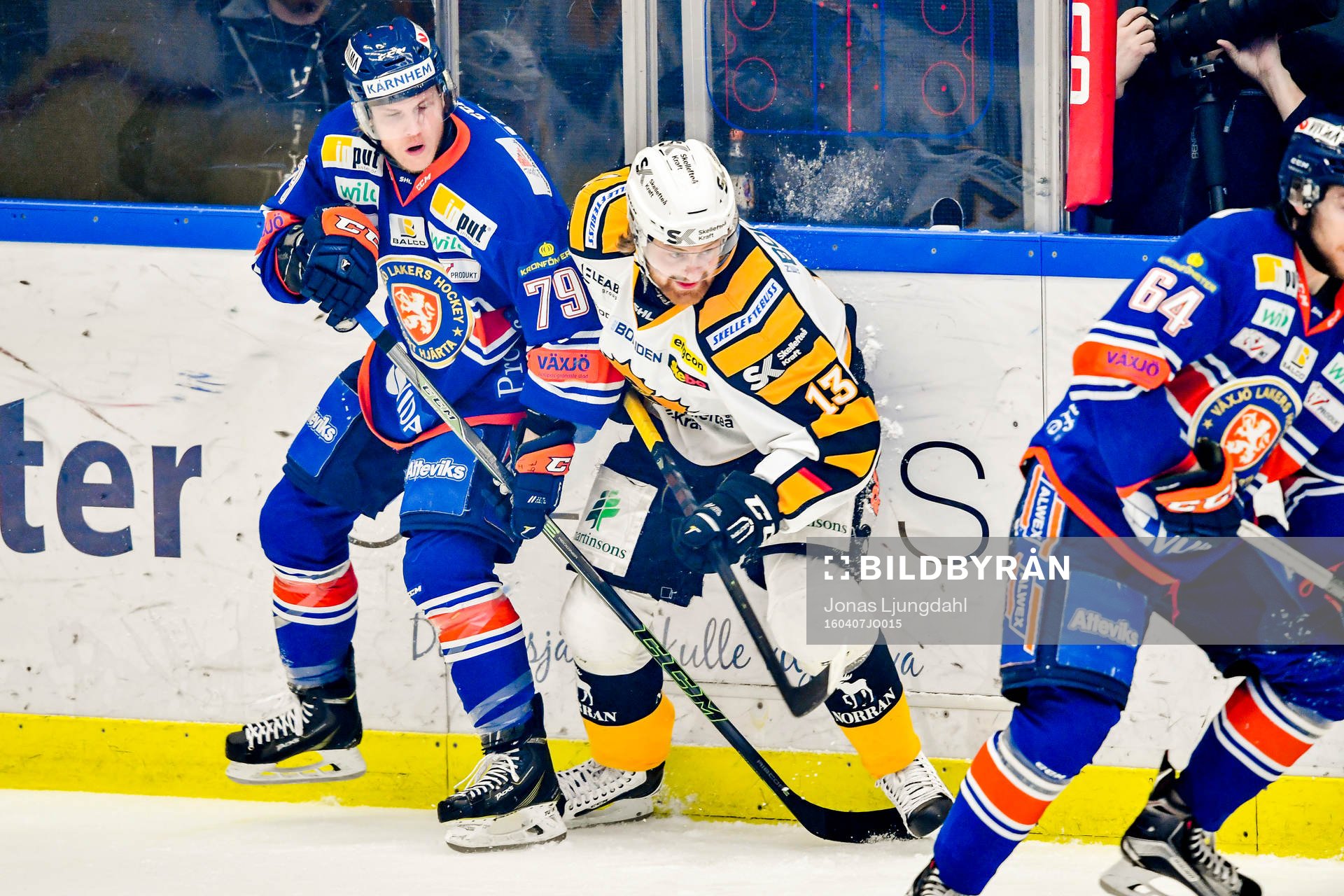 Växjös Patrik Lundh och Skellefteås Mattias Ritola