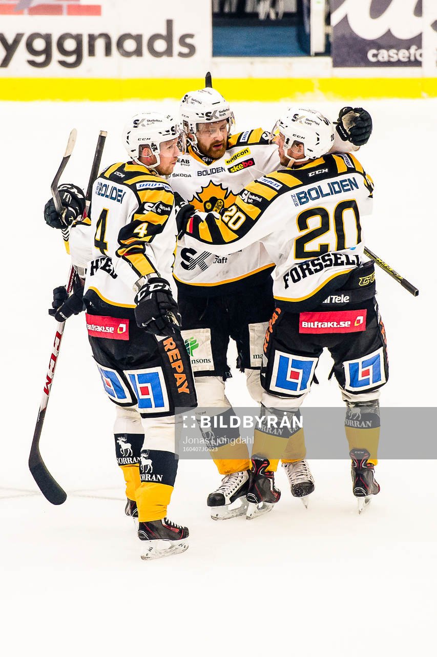 Skellefteås Tim Heed, Mattias Ritola och Erik Forssell