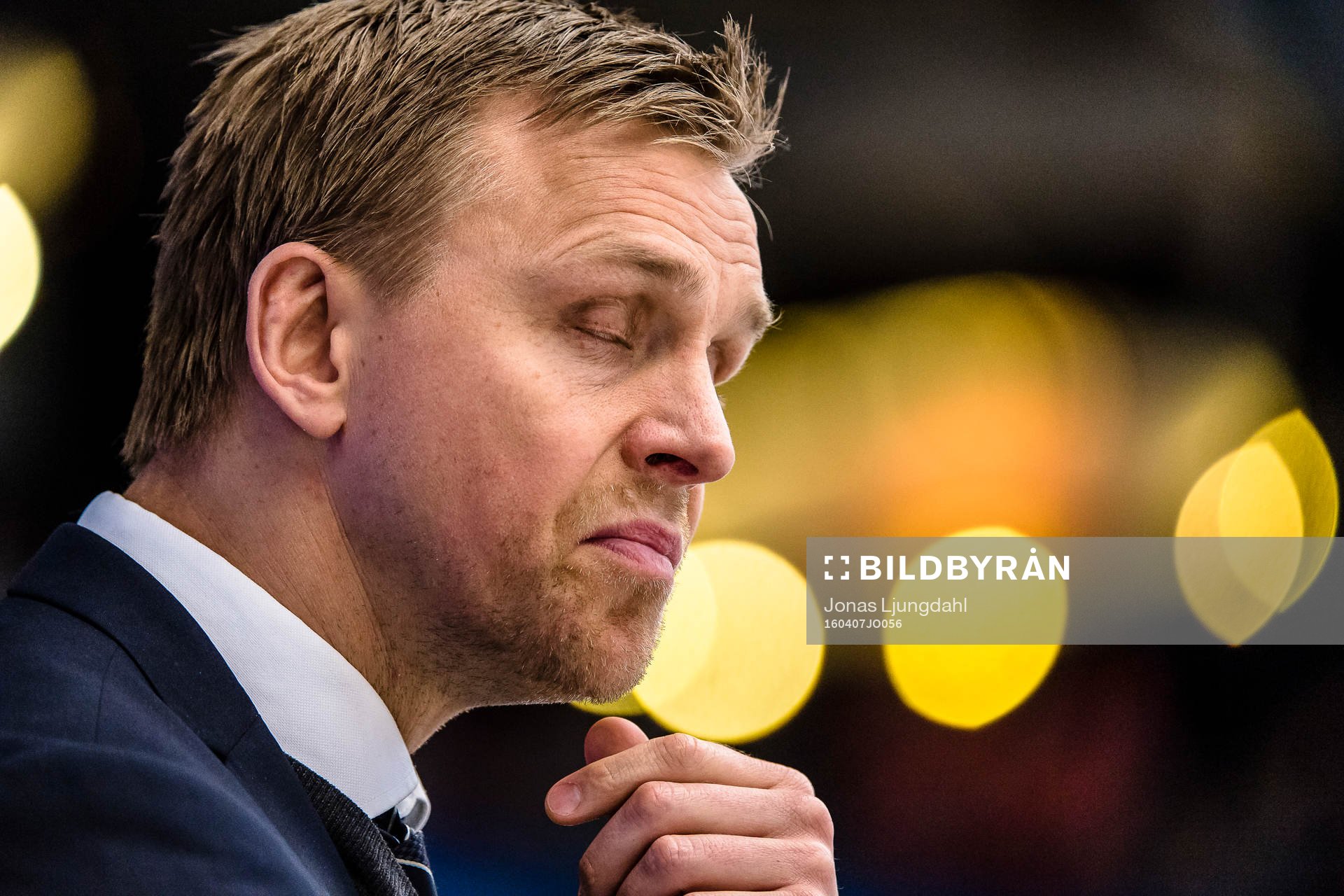 Skellefteås tränare Bert Robertsson deppar
