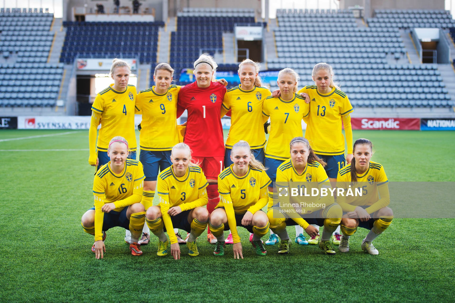 Josefine Rybrink, Anna Anvegård, Emma Holmgren, Ebba