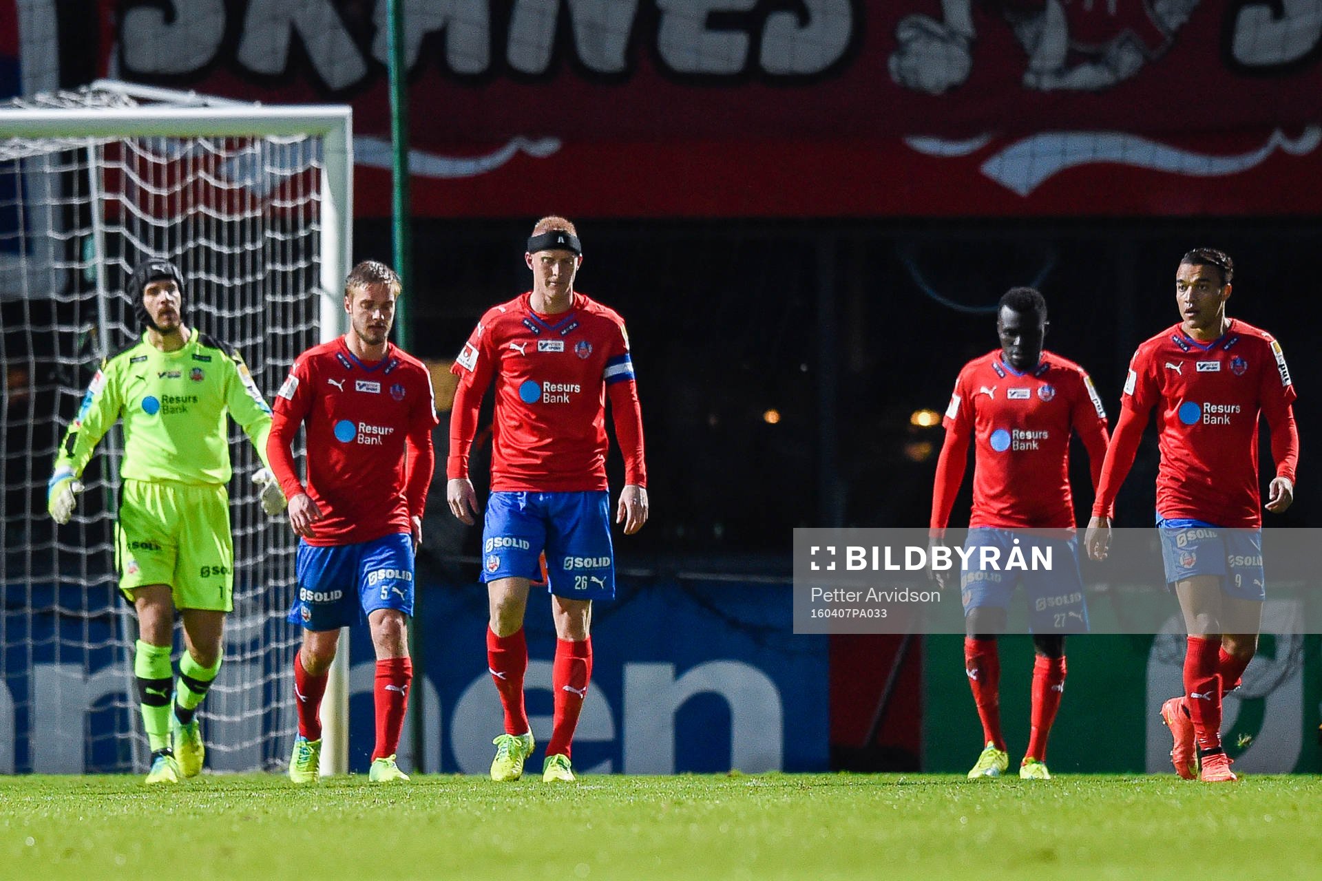 Helsingborgs spelare deppar