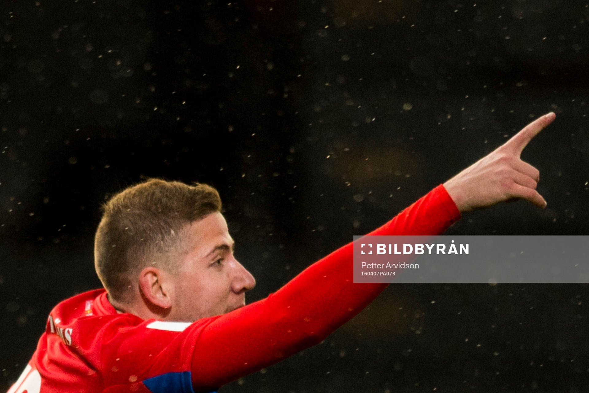Helsingborgs Darijan Bojanić jublar