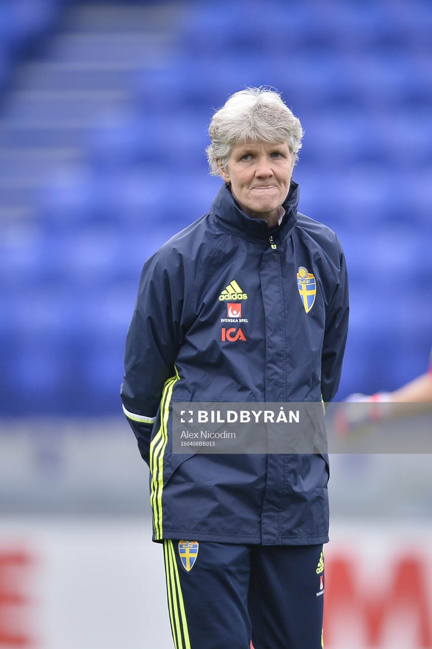Sveriges tränare Pia Sundhage