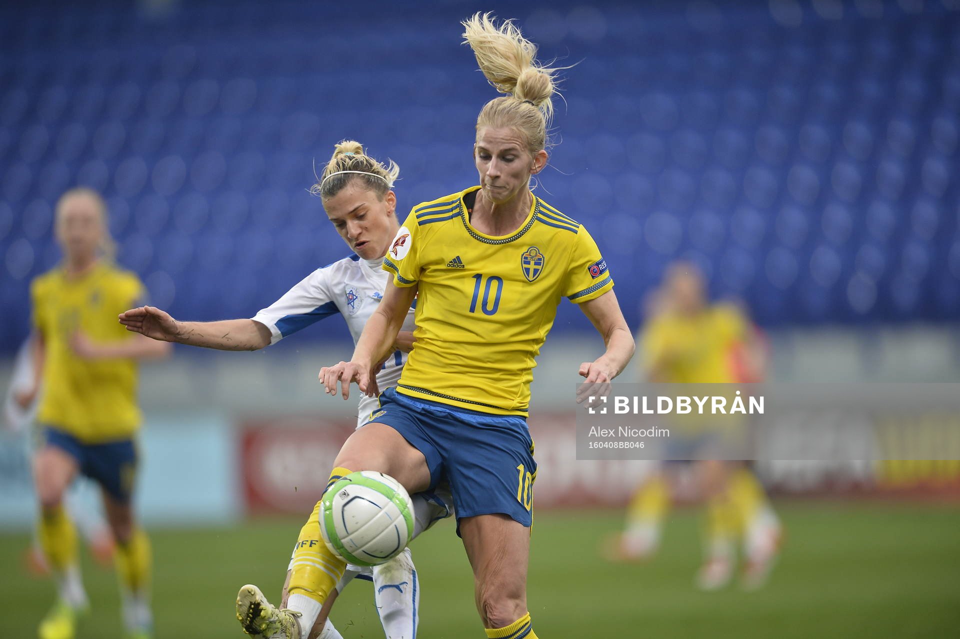 Sveriges Sofia Jakobsson och Slovakiens Patricia Hmirova