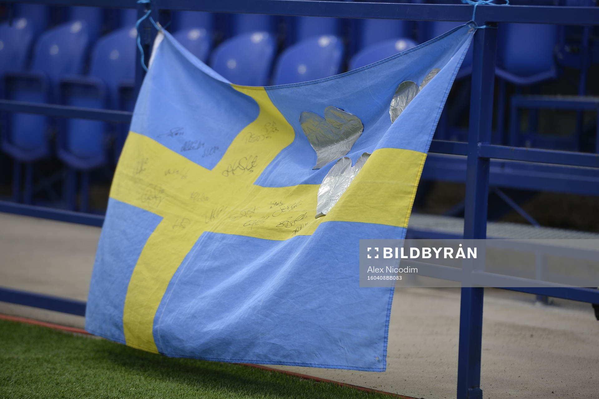 En svensk flagga