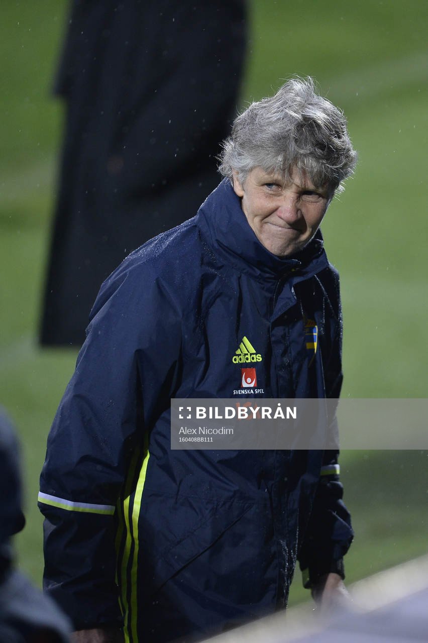 Sveriges förbundskapten Pia Sundhage
