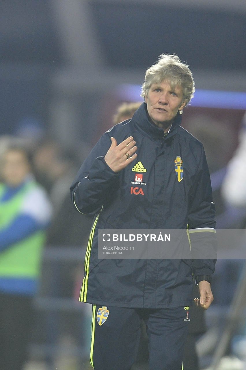 Sveriges förbundskapten Pia Sundhage